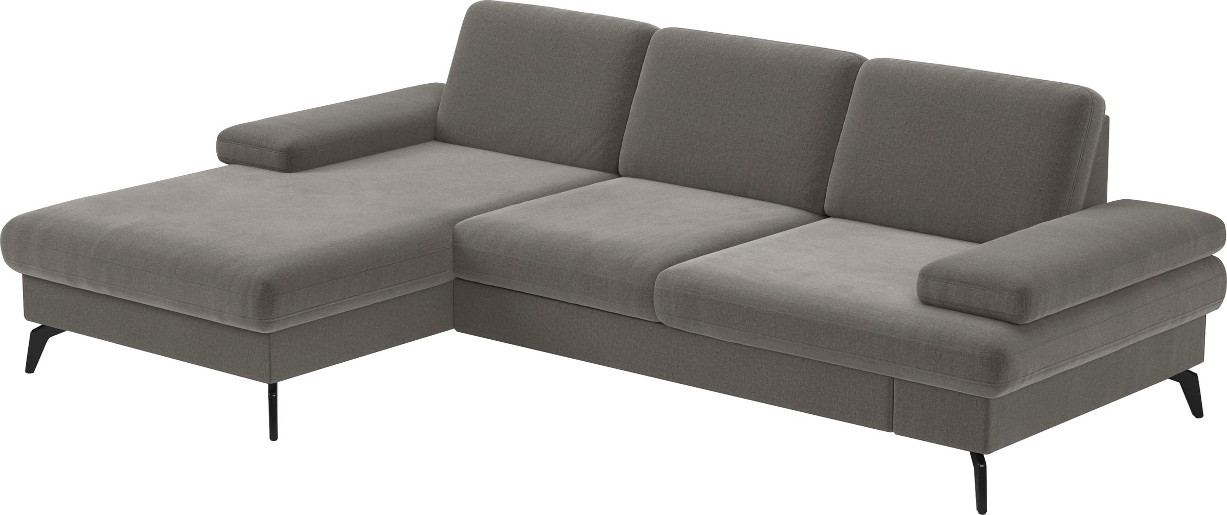 sit&more Ecksofa »Morris L-Form, inkl. Sitztiefenverstellung«, wahlweise mit Armteilverstellung, Bettfunktion & Bettkasten