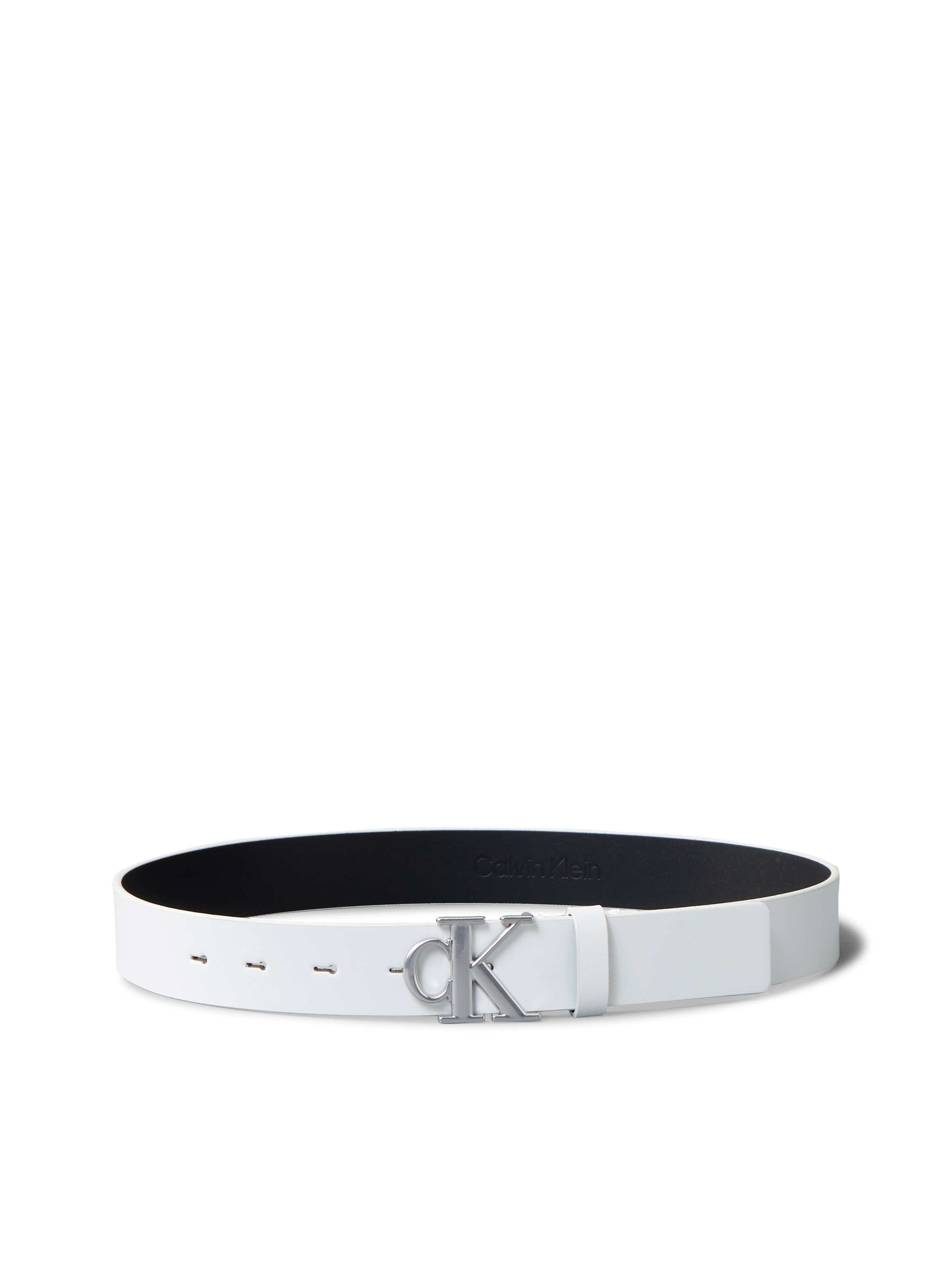 Calvin Klein Jeans Ledergürtel »Monogram Plaque Buckle 30MM«