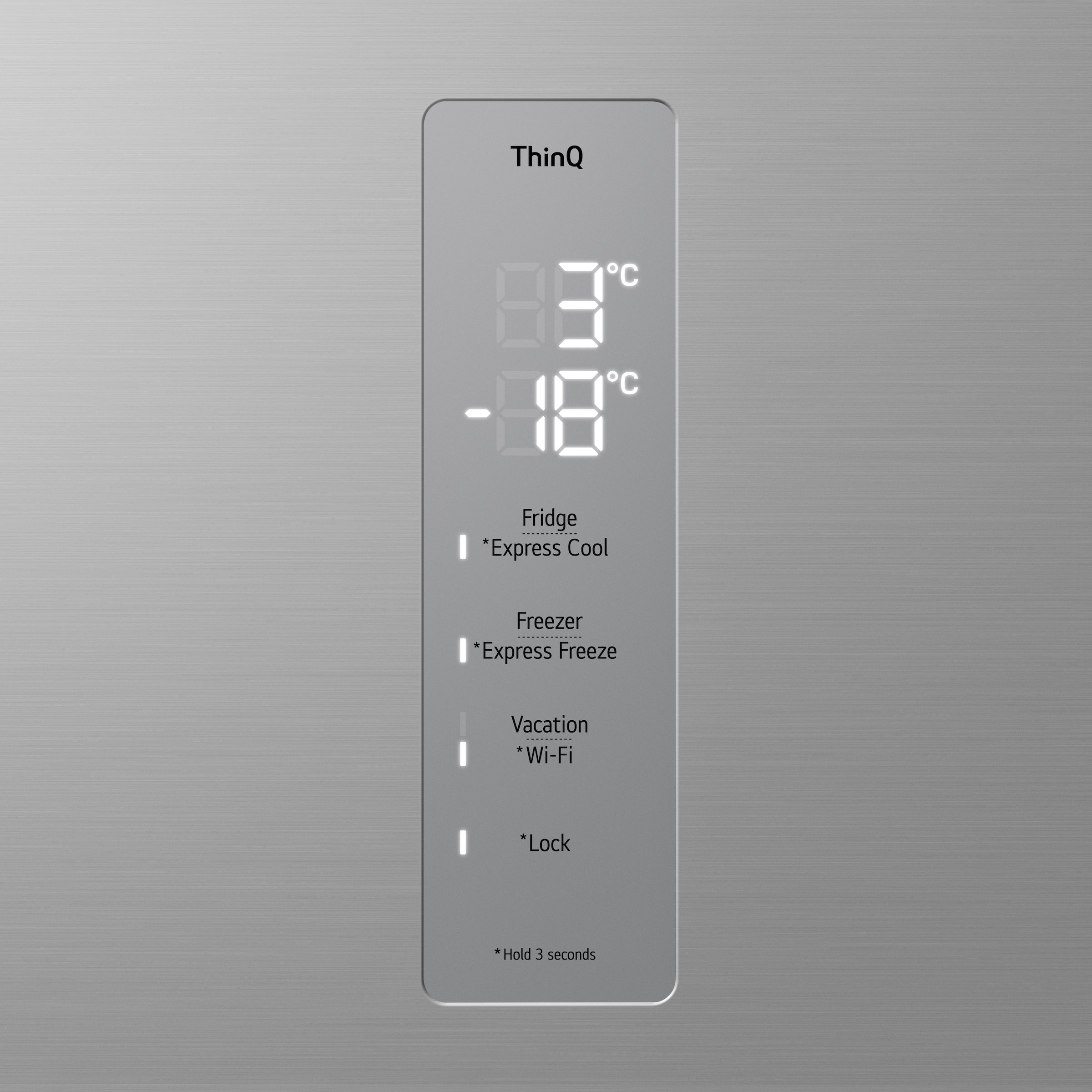 LG Kühl-/Gefrierkombination »GBV5250CPY«, Aussendisplay und ThinQ App-Kompatibilität