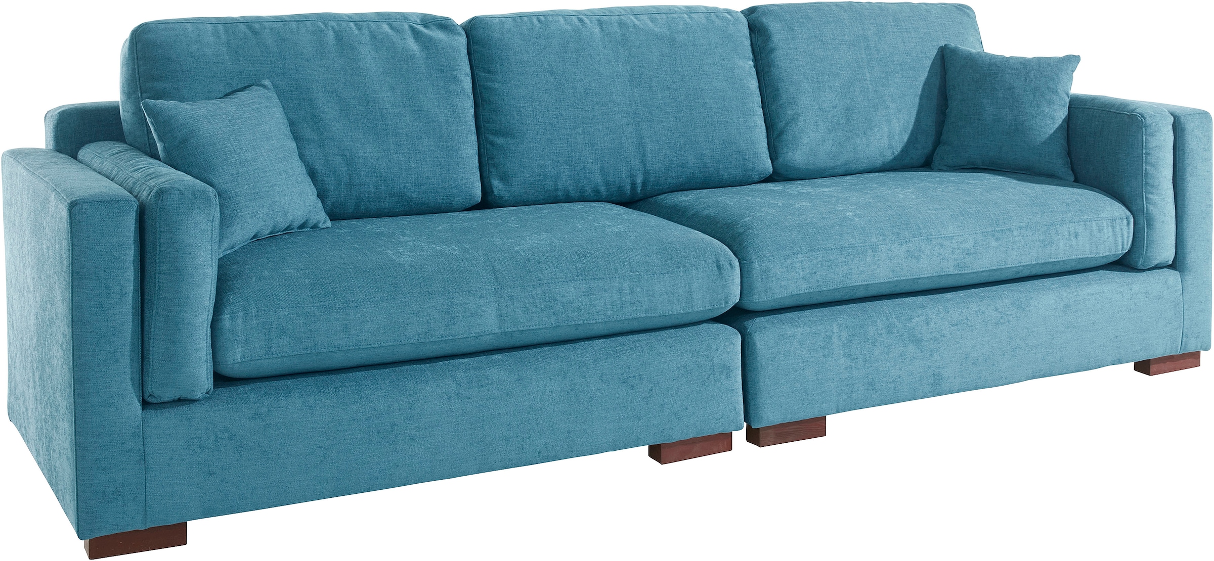 Home affaire Big-Sofa »Fresh Pond«, in vielen Bezugsqualitäten und Farben, B/T/H: 290/96/95 cm