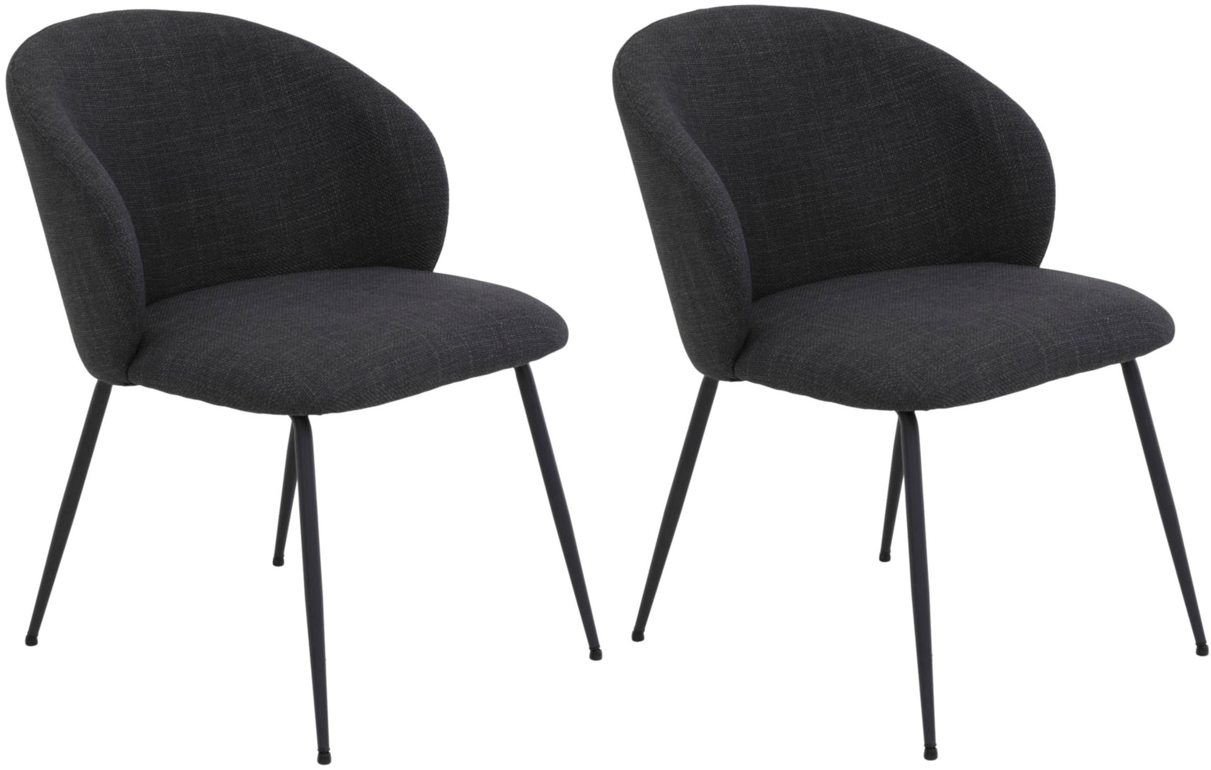 HELA 4-Fußstuhl »GRAZ, Esszimmerstuhl«, (Set), 2 St., Webstoff, XL-Sitzbrei günstig online kaufen