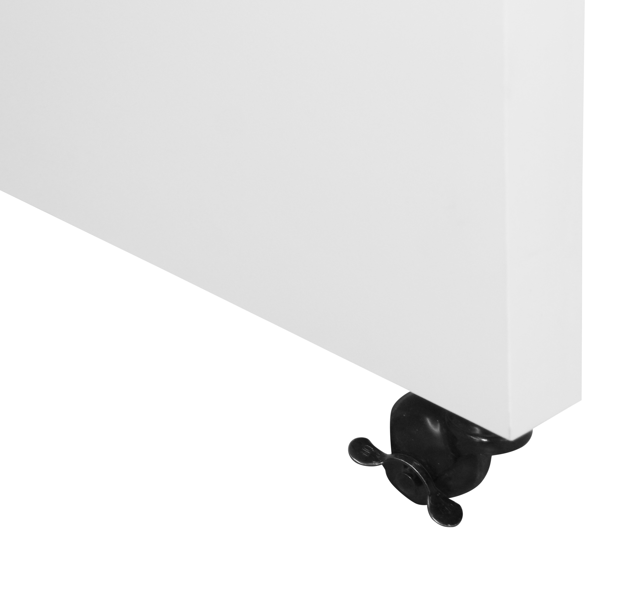 Places of Style Schreibtisch »Lopar, Eckschreibtisch«, rollbares Tischelement, großzügige Arbeitsfläche, Winkel 180x129 cm