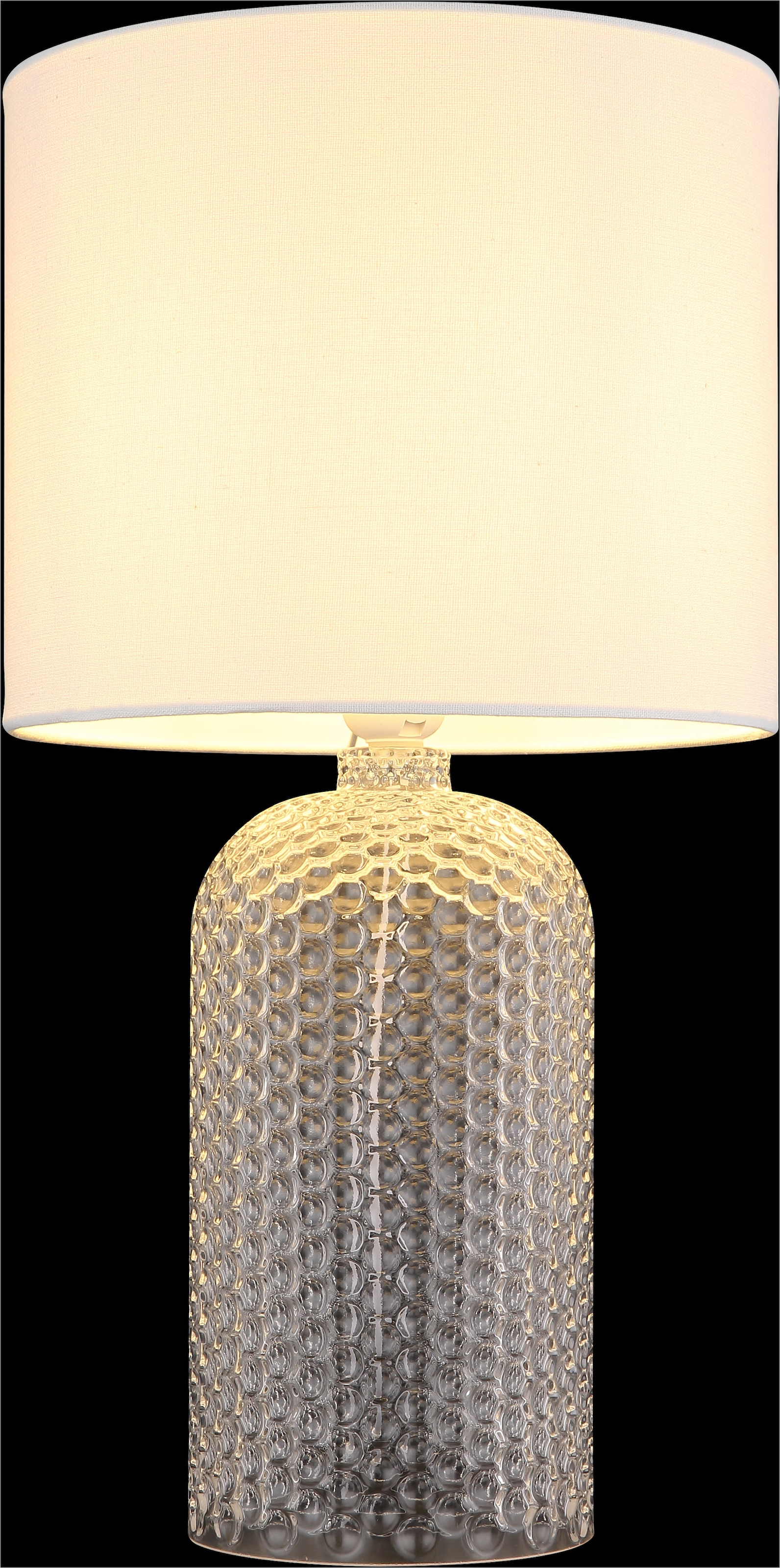 GLOBO LIGHTING Tischleuchte »SOFIA«, Leuchtmittel E27 | ohne Leuchtmittel, Tischlampe/weiß/Wohnzimmer/Flur/Schlafzimmer
