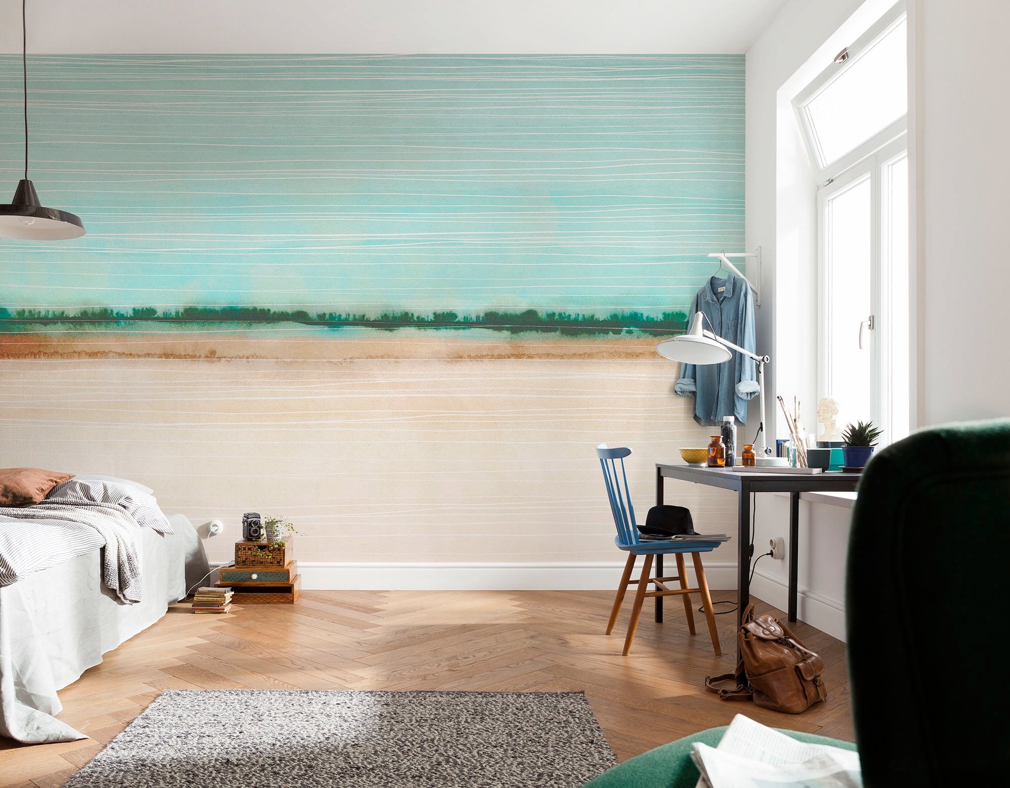 Komar Vliestapete »Digitaldruck Vlies -  Drift - Größe 350 x 250 cm« bedruckt glatt Wohnzimmer, Schlafzimmer
