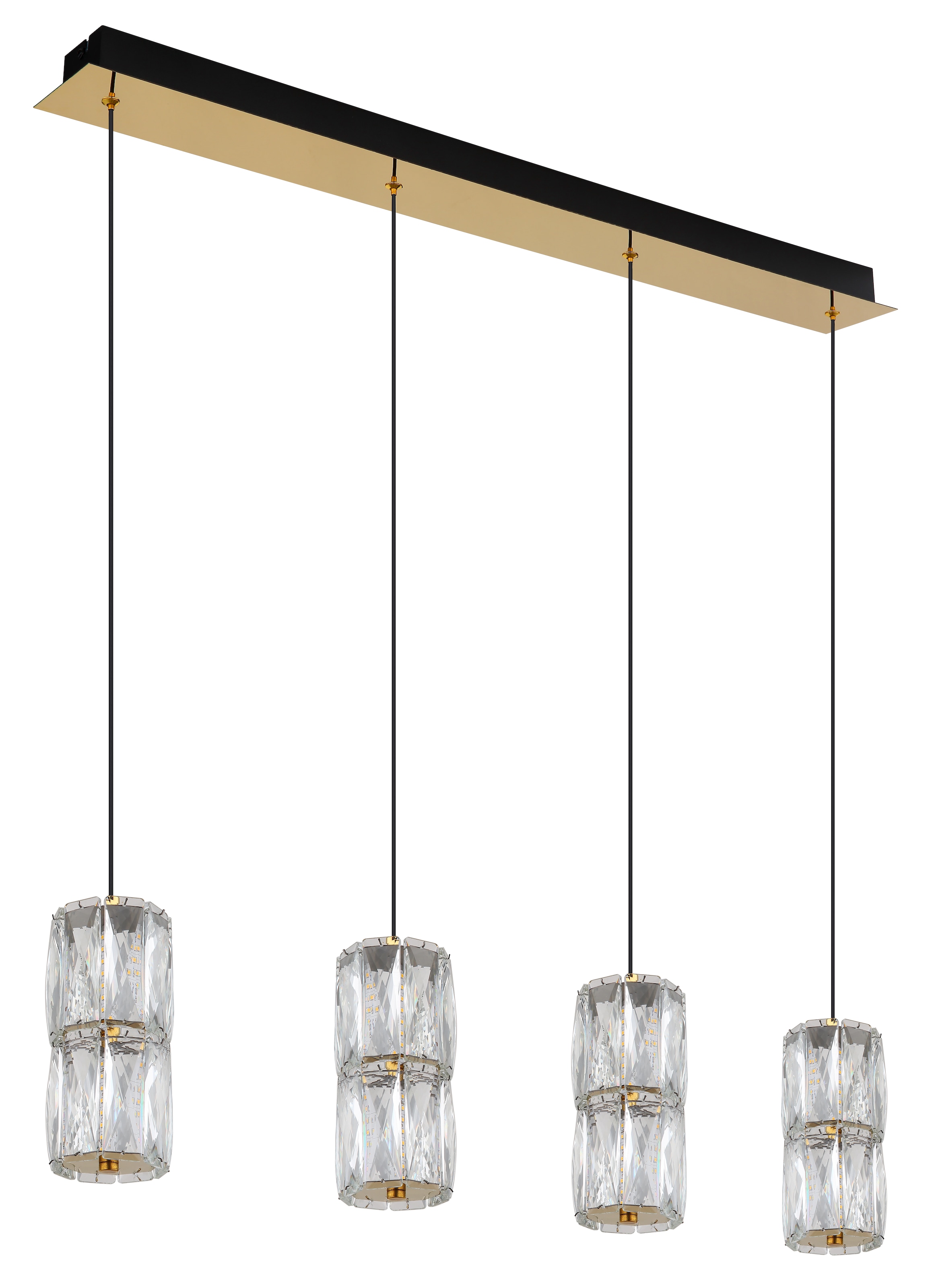 GLOBO LIGHTING LED Pendelleuchte »STEFANIE«, Leuchtmittel LED-Modul | LED fest integriert, Hängelampe/Hängeleuchte/Wohnzimmer/Esstisch/elegant