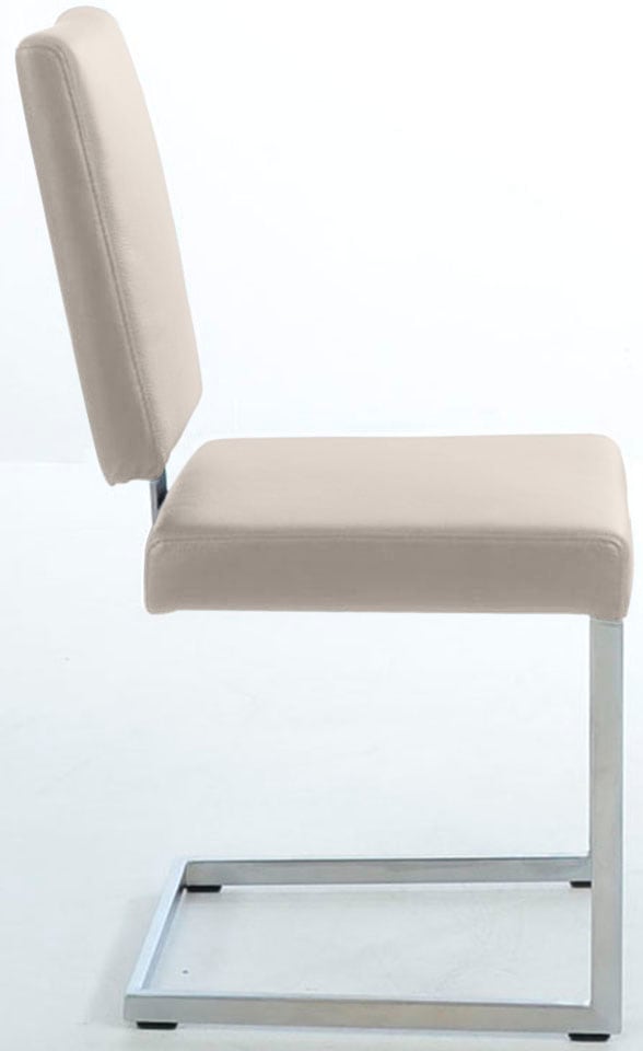 K+W Komfort & Wohnen Freischwinger, Leder Longlife BRONCO, stabiles Hochkantgestell, in Leder oder Microfaser