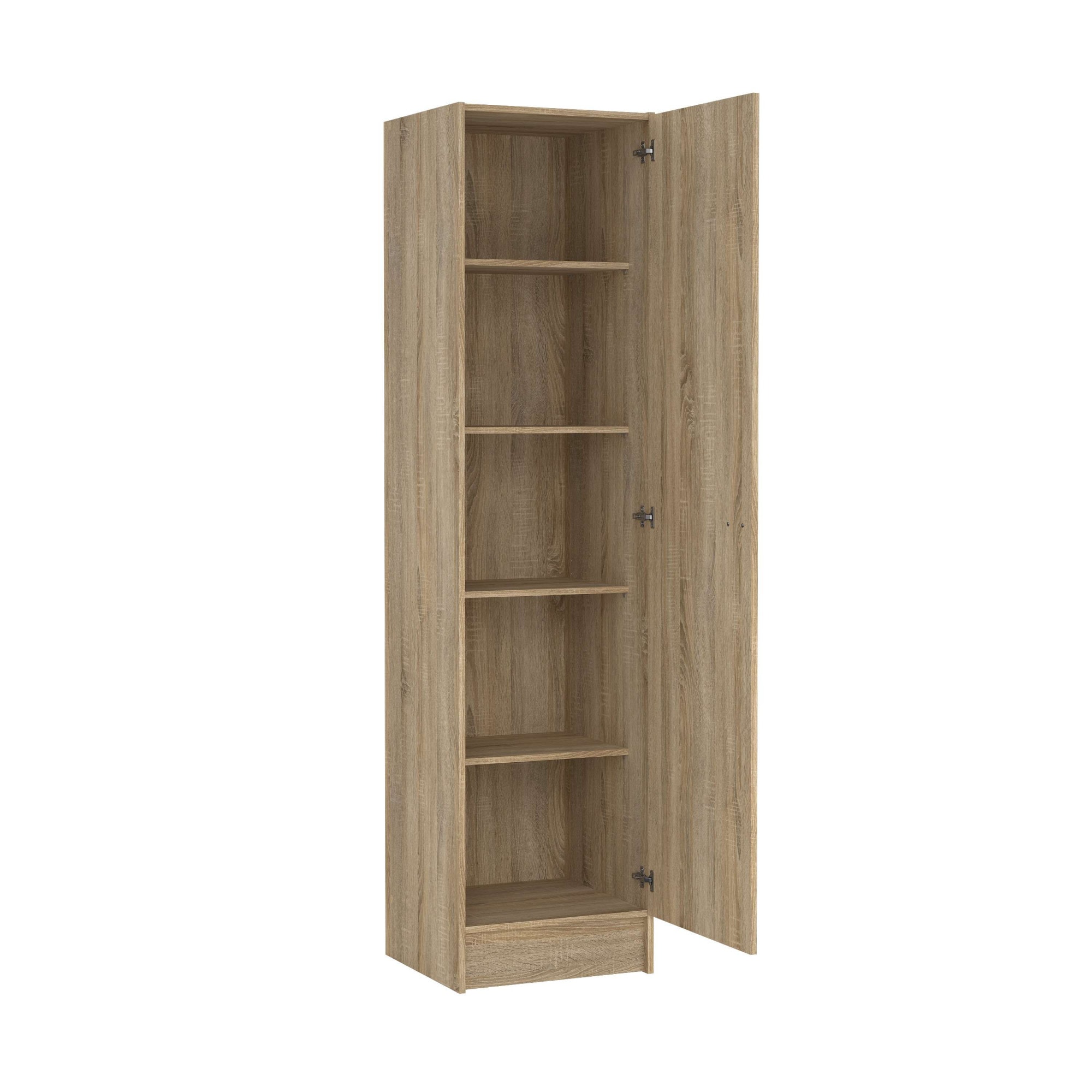 INOSIGN Drehtürenschrank »Focus, Kleiderschrank, Stauraum«, 1 Tür, 4 Einlegeböden, schmal, vielseitig einsetzbar, Breite 49 cm