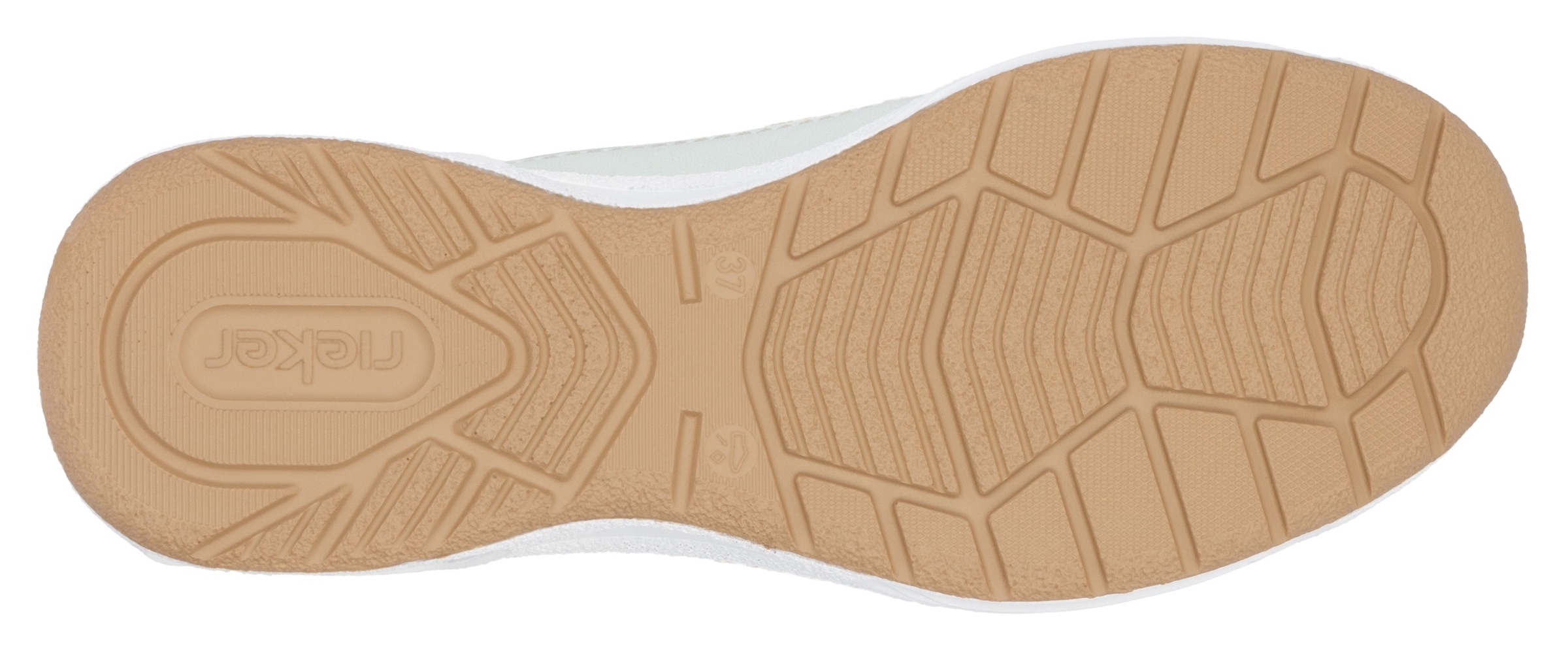 Rieker Slip-On Sneaker, Halbschuh, Freizeitschuh, Schlupfschuh mi elastischem Einstieg
