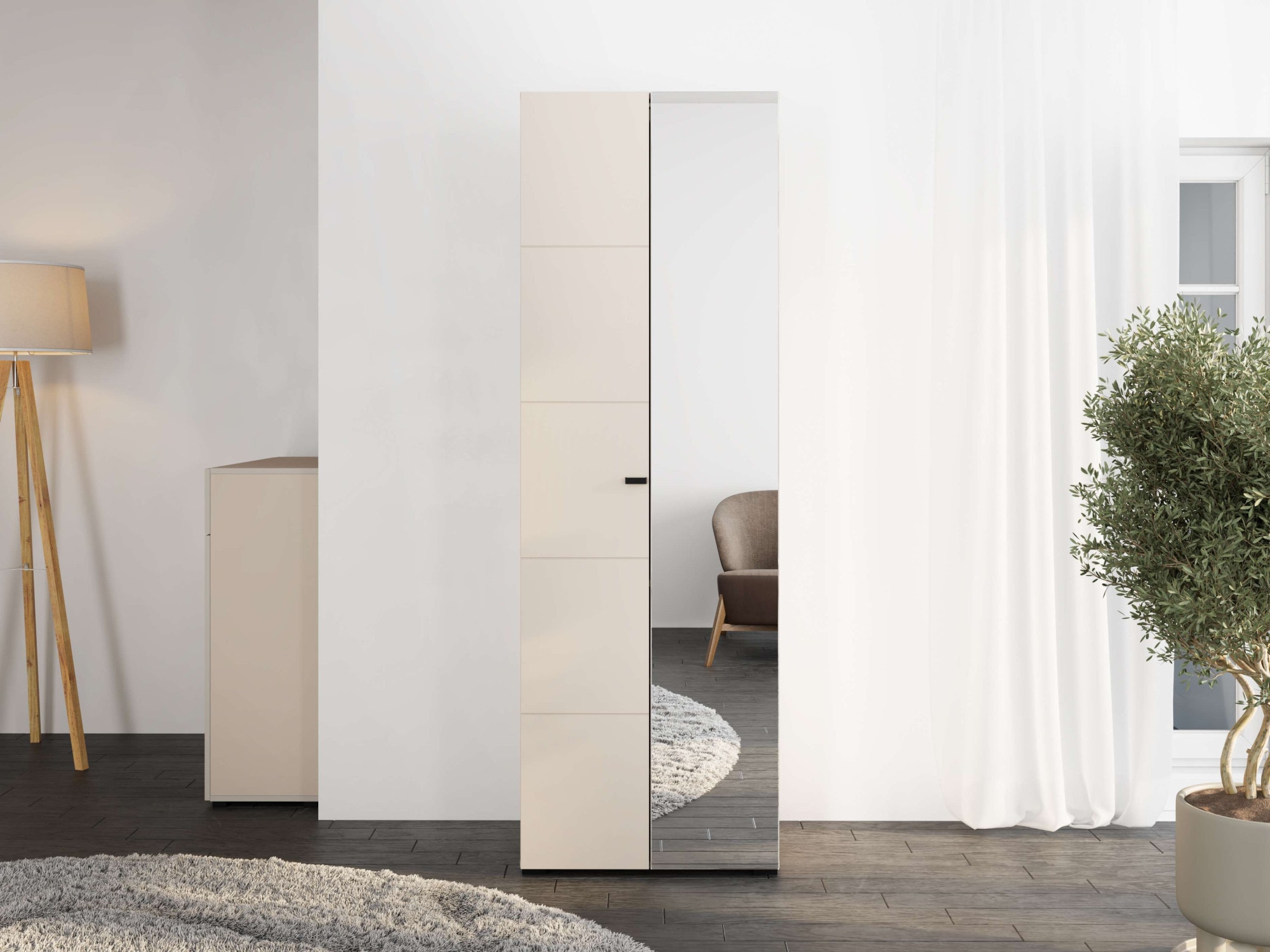 Home affaire Garderobenschrank »Rathlin, Stauraumschrank, Flurschrank, ausz günstig online kaufen