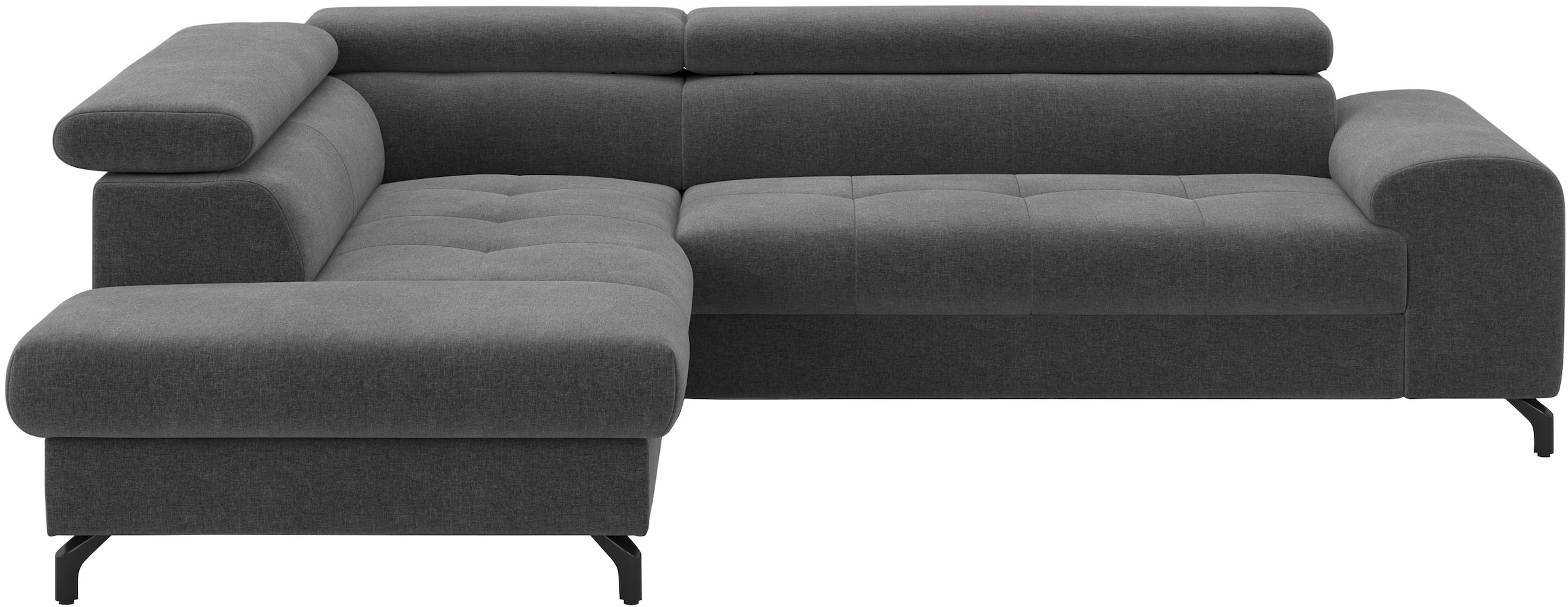 COTTA Ecksofa »Aura L-Form«, mit Schlaffunktion, Bettkasten und Kopfteilverstellung