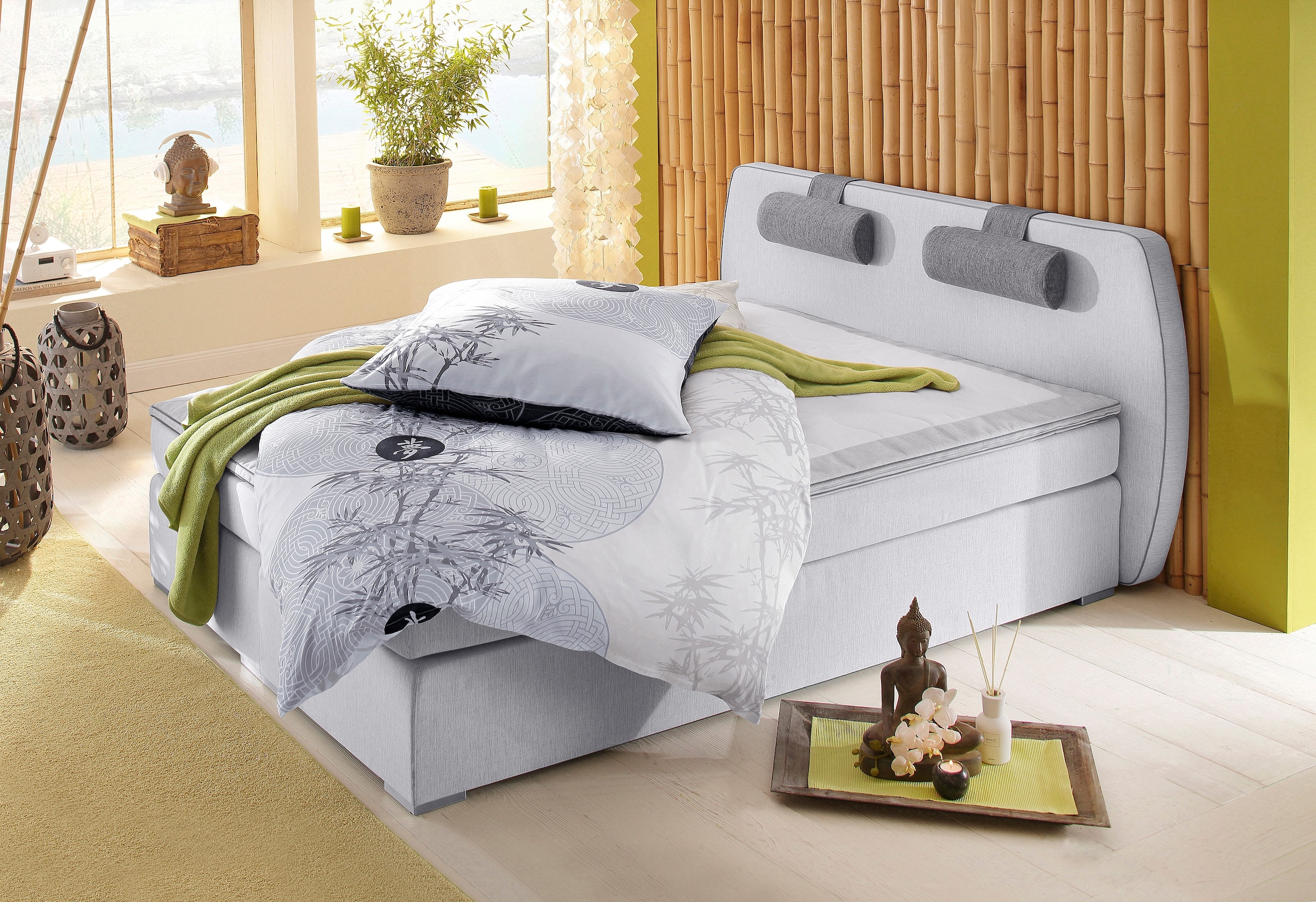 Bild von ATLANTIC home collection Boxspringbett »Rex«