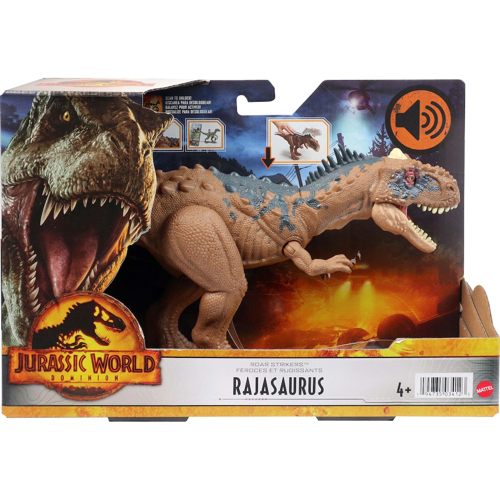 Mattel® Spielfigur »Jurassic World, Roar Strikers Rajasaurus«