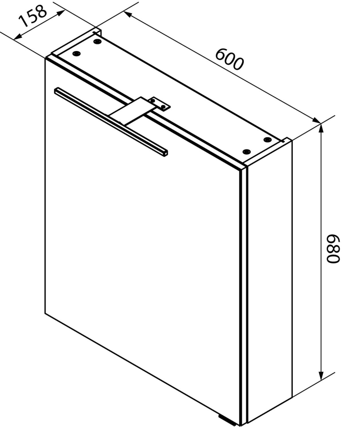 welltime Spiegelschrank »Lacona«