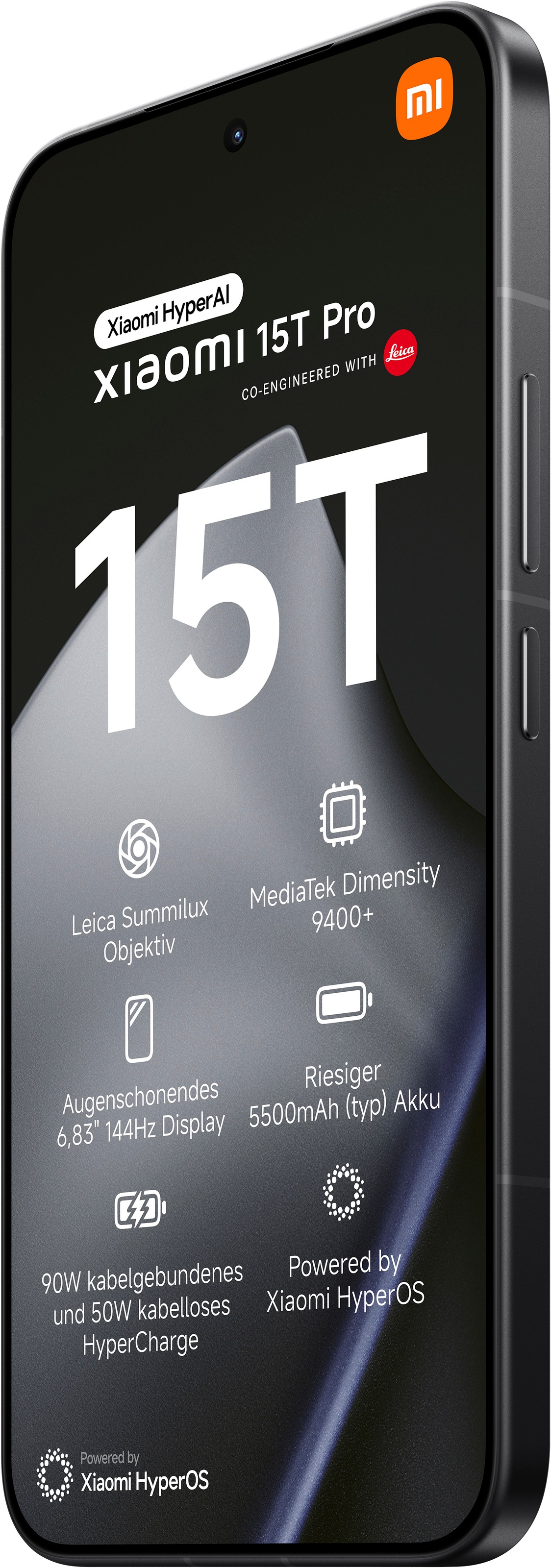 Xiaomi Smartphone »15T Pro 12+512«, schwarz