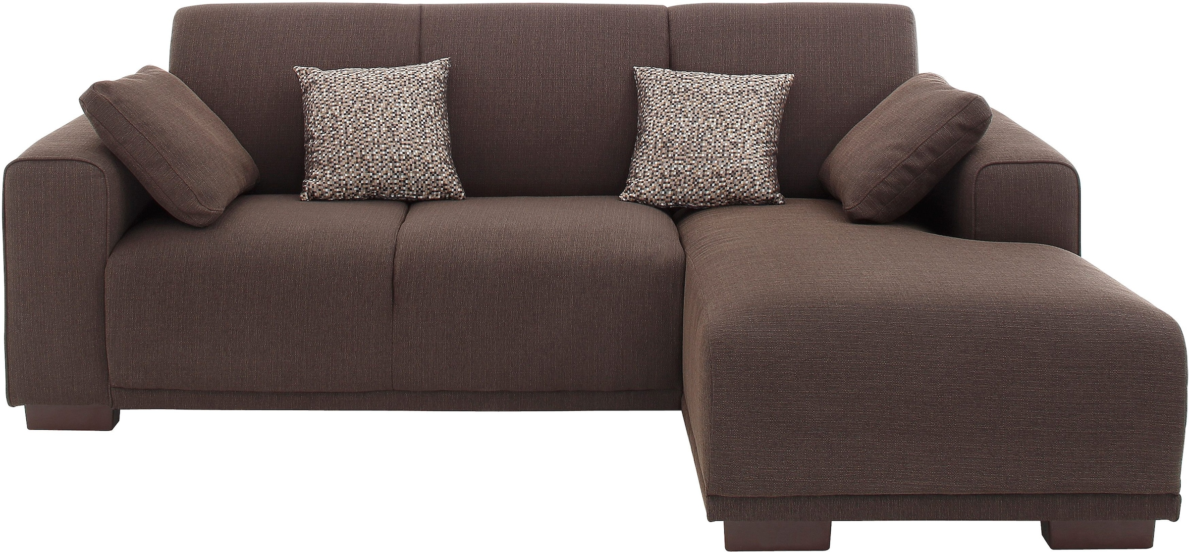 Home affaire Ecksofa »Bornholm incl. 2 Kissen, Stellmaße 234x162 cm«, Recamiere  wahlweise links oder rechts bestellbar auf Rechnung bestellen