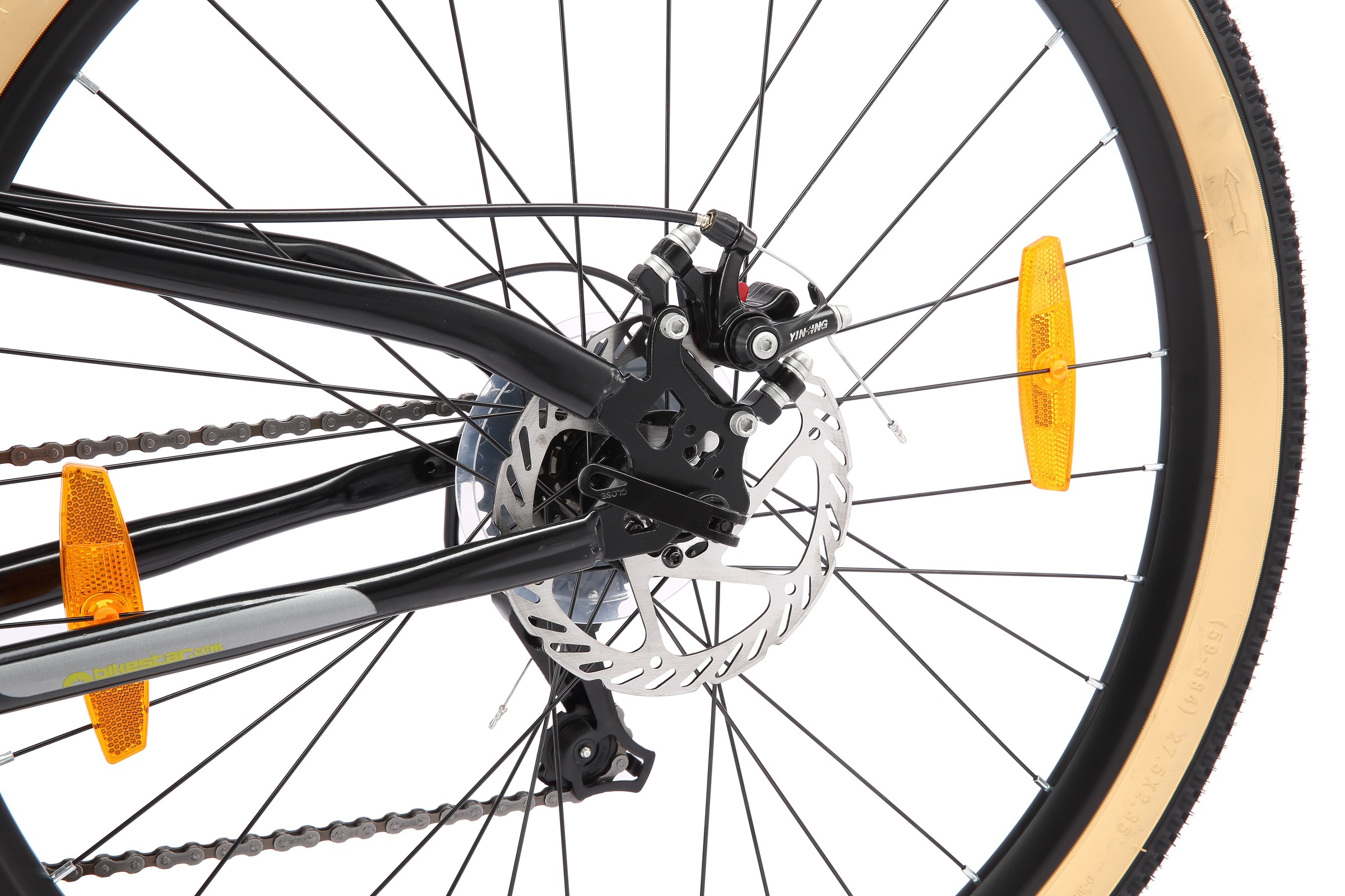 Bikestar Mountainbike 21 Gang Shimano RD-TY300 Schaltwerk Kettenschaltung für Damen und Herren, Kettenschaltung