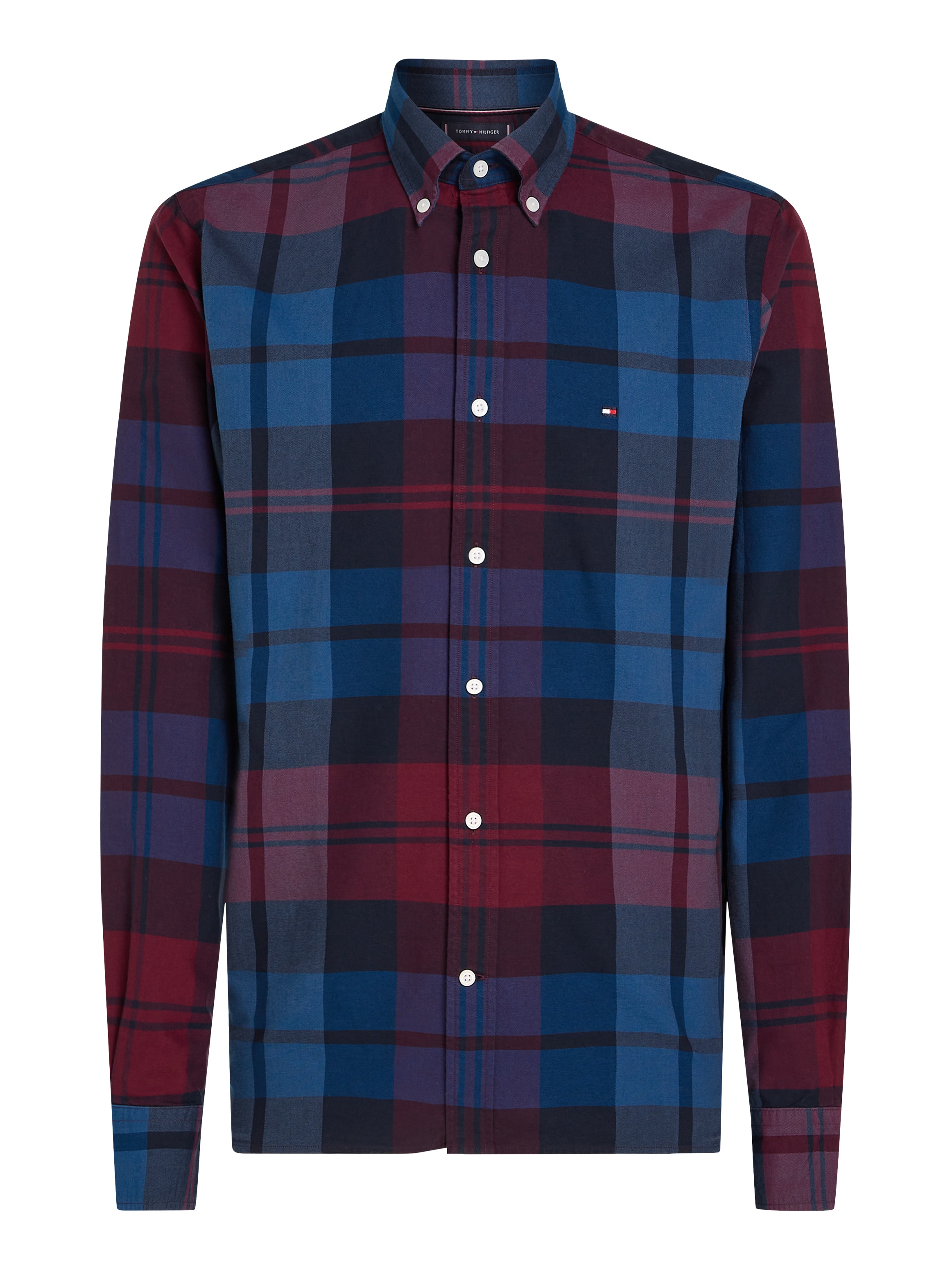 Tommy Hilfiger Langarmhemd »OXFORD BLACKWATCH CHK Regular Fit SHIRT«