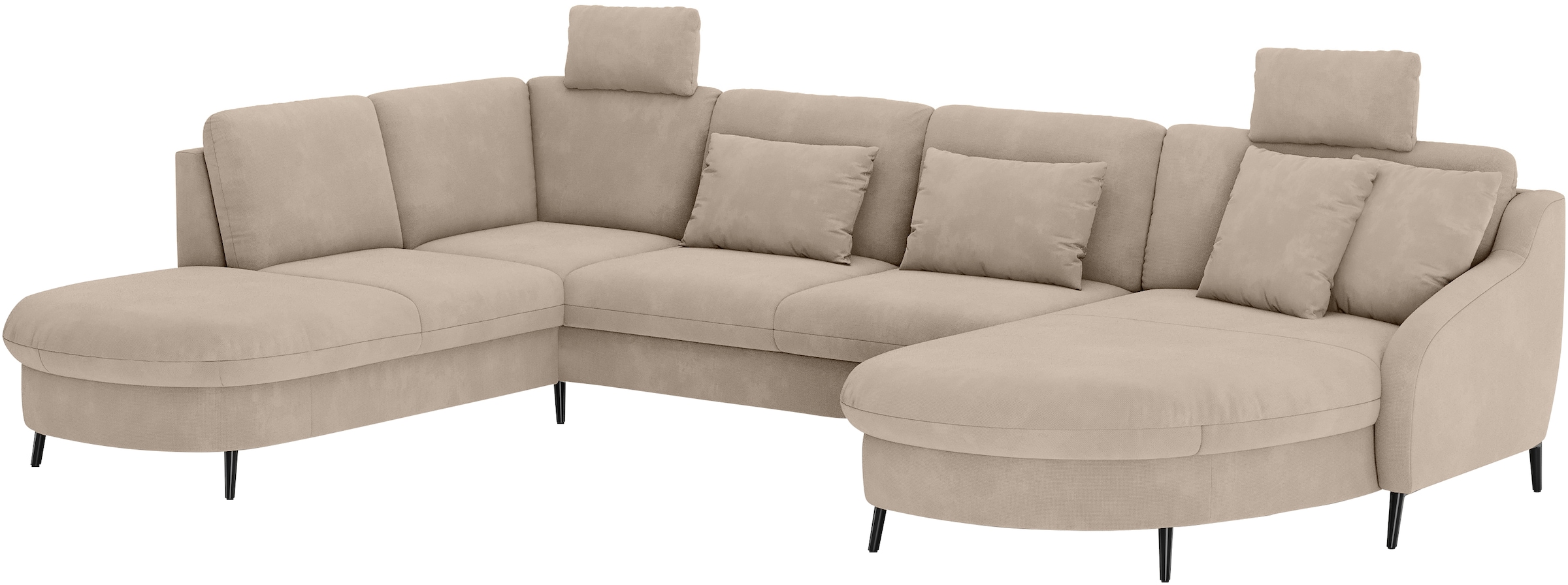 sit&more Wohnlandschaft »Soul U-Form«, wahlweise mit Bett und Bettkasten