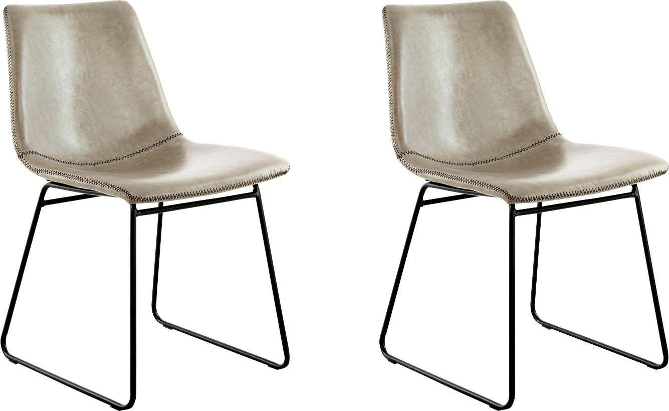 Kayoom Stuhl »Caila 110 2er-Set, Esszimmerstuhl in robuster Aufmachung« (Se günstig online kaufen