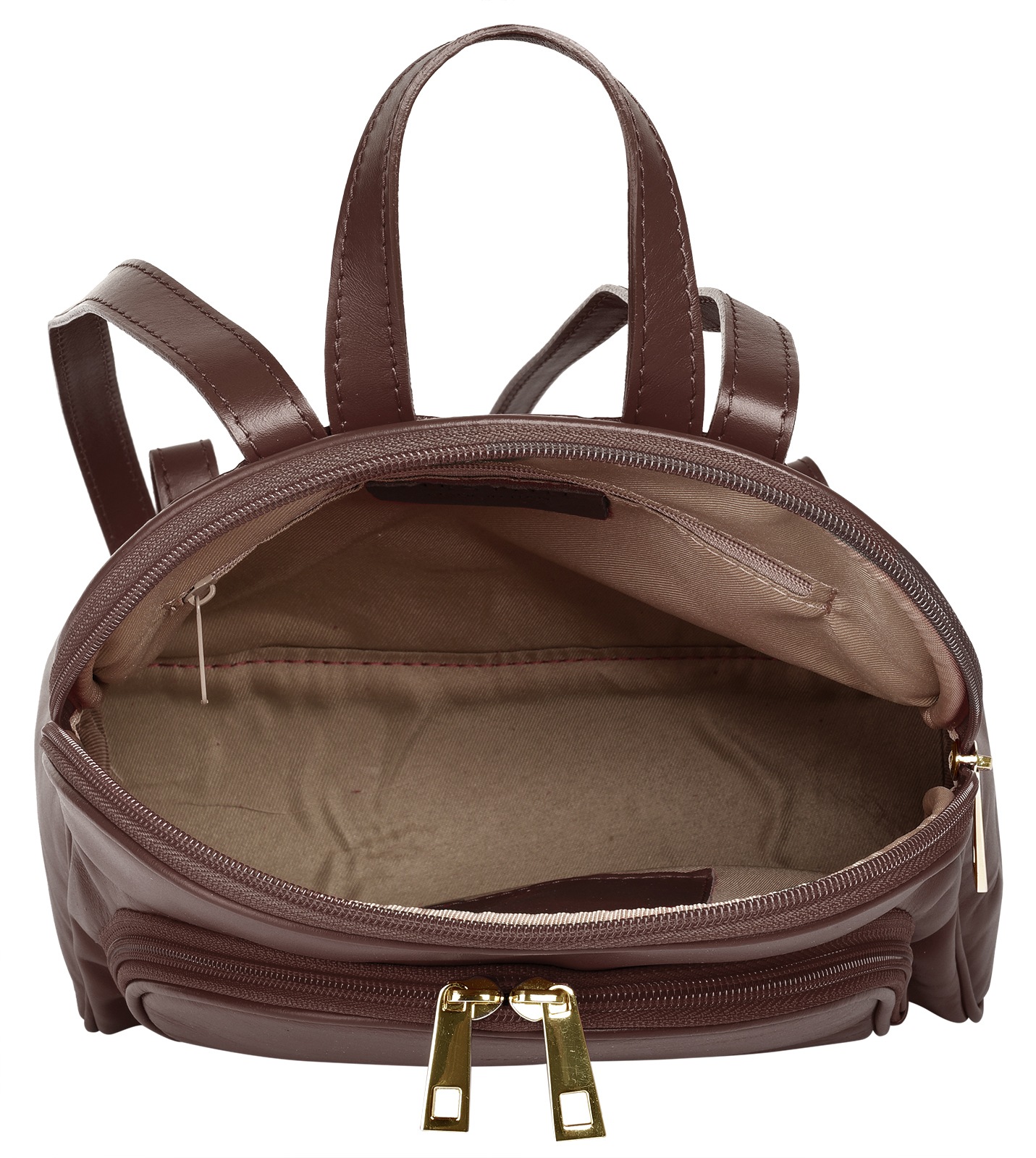 Cluty Cityrucksack, echt Leder, Made in Italy