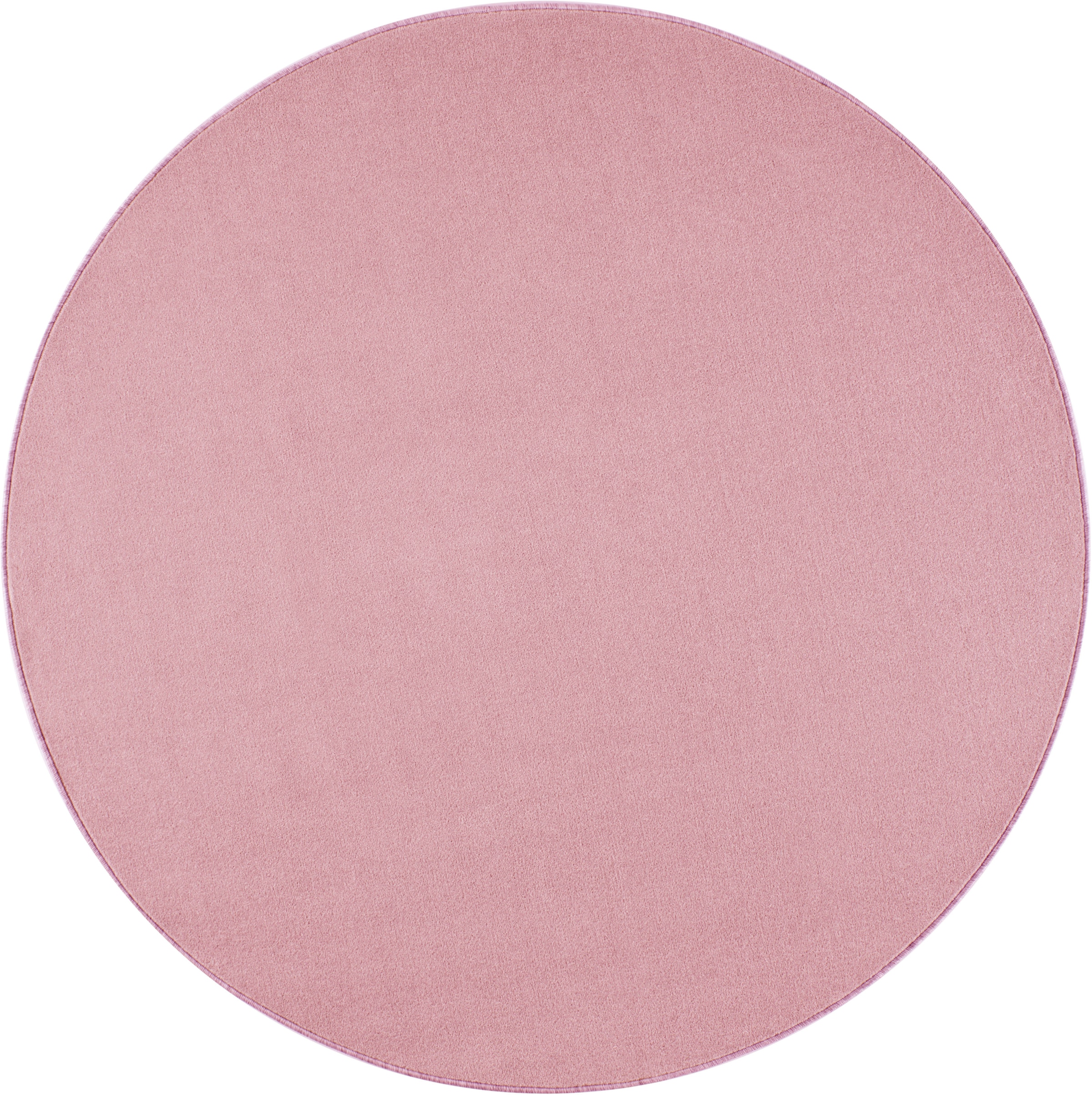 HANSE Home Teppich »Shashi«, rund, 8,5 mm Höhe, Kurzflor, Unifarben, Teppich, Weich, Esszimmer, Kinderzimmer, Flur