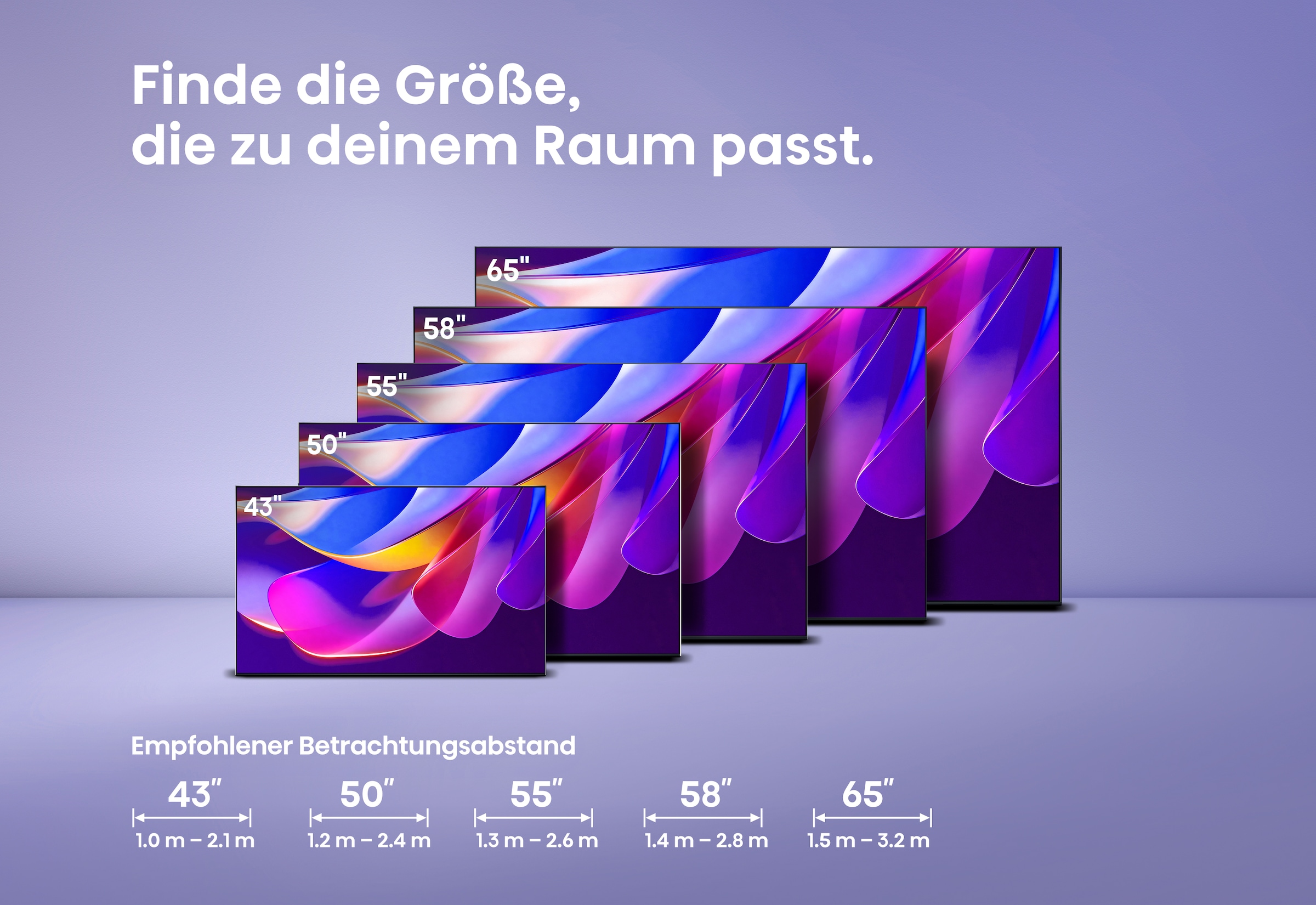 Hisense DLED-Fernseher »55E6DS« 139 cm/55 ″ Smart-TV