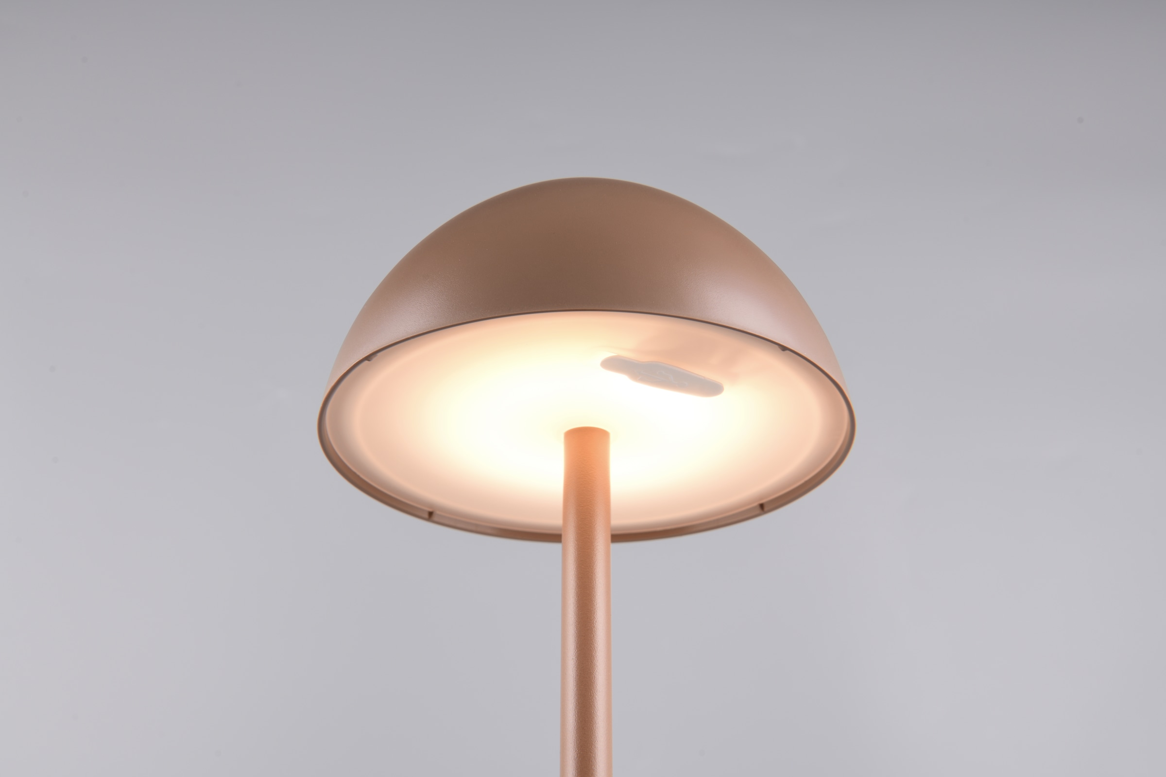 my home LED Außen-Tischleuchte »Abbey Tischleuchte (Stück)«, 1 flammig, Leuchtmittel LED-Board | LED fest integriert, Outdoor Akku Tischlampe Pilzdesign, USB-C, 4-fach Touch Dimmer, IP54
