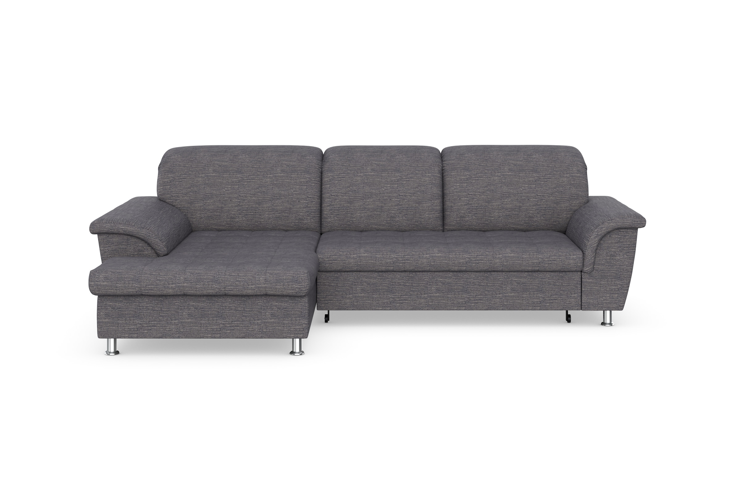 DOMO collection Ecksofa »Franzi Steppung im Sitzbereich B7T/H: 278/162/80 c günstig online kaufen