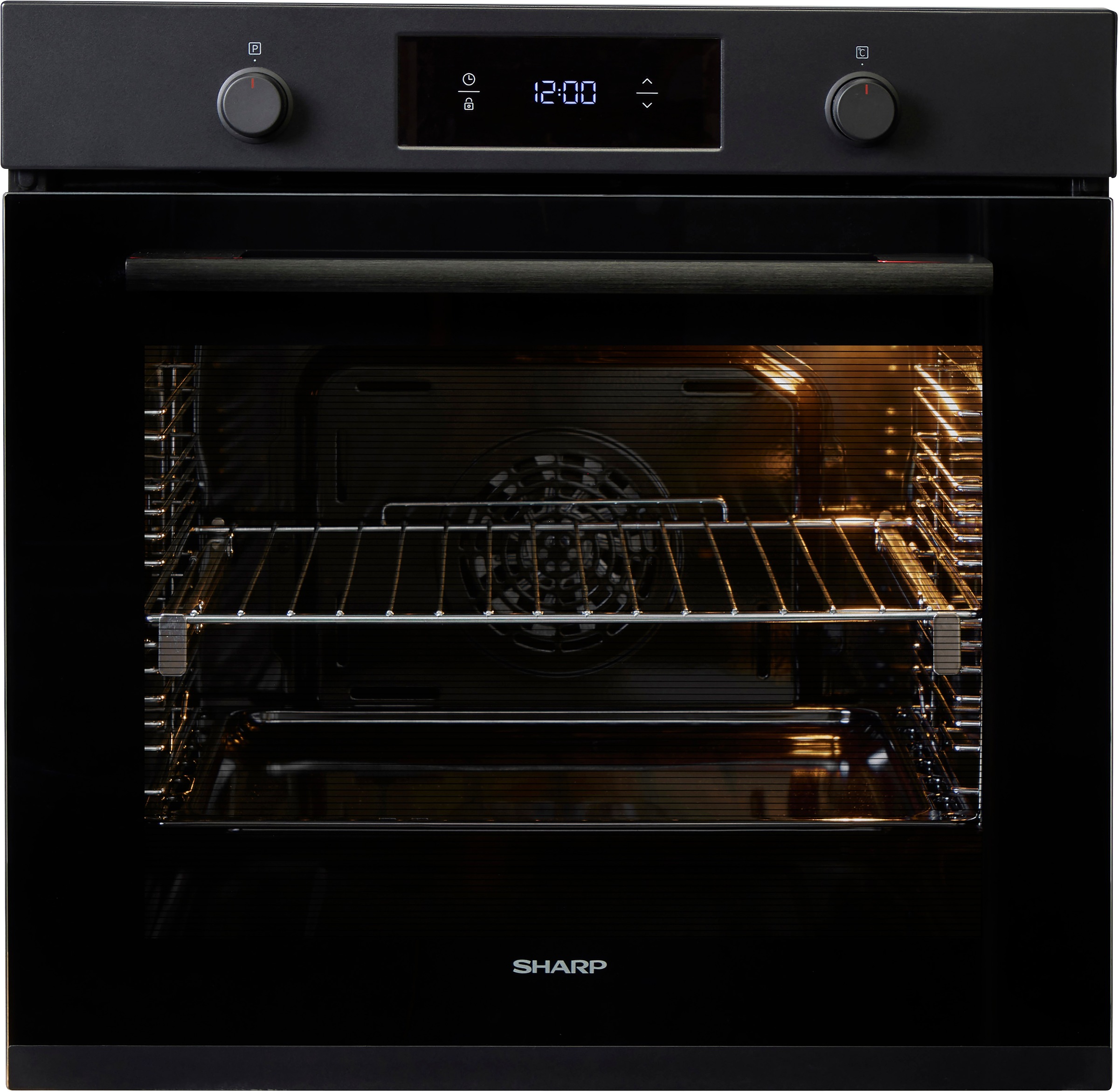 Sharp Einbaubackofen  »K-70P19BNH-EU«, mit Vollauszug, Großflächengrill mit Ventilator