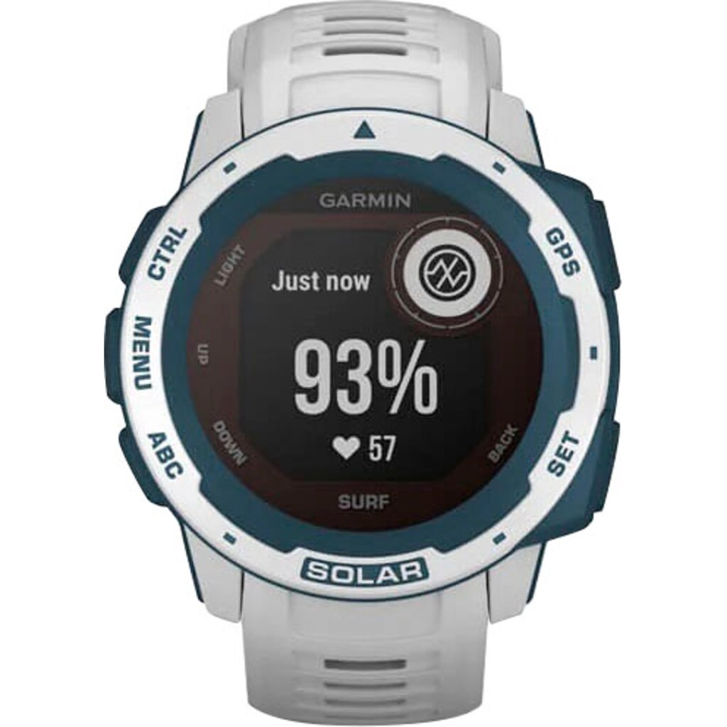 Garmin Smartwatch »Instinct Solar – Surf Edition«