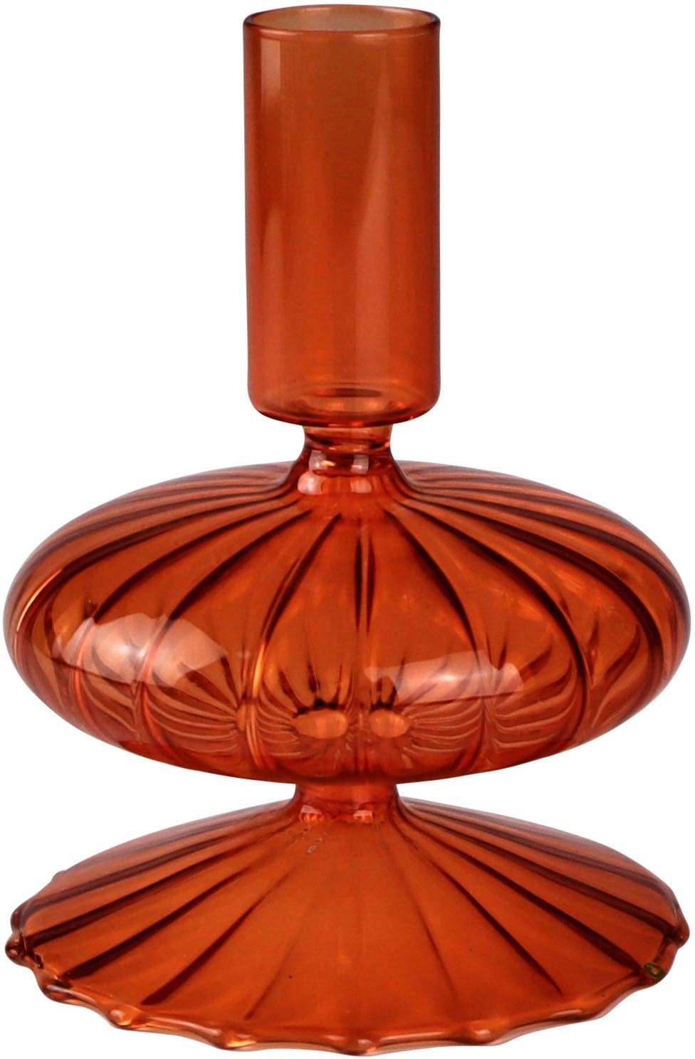 AM Design Kerzenleuchter »aus Glas« Stabkerzenhalter, Höhe ca. 10 cm günstig online kaufen