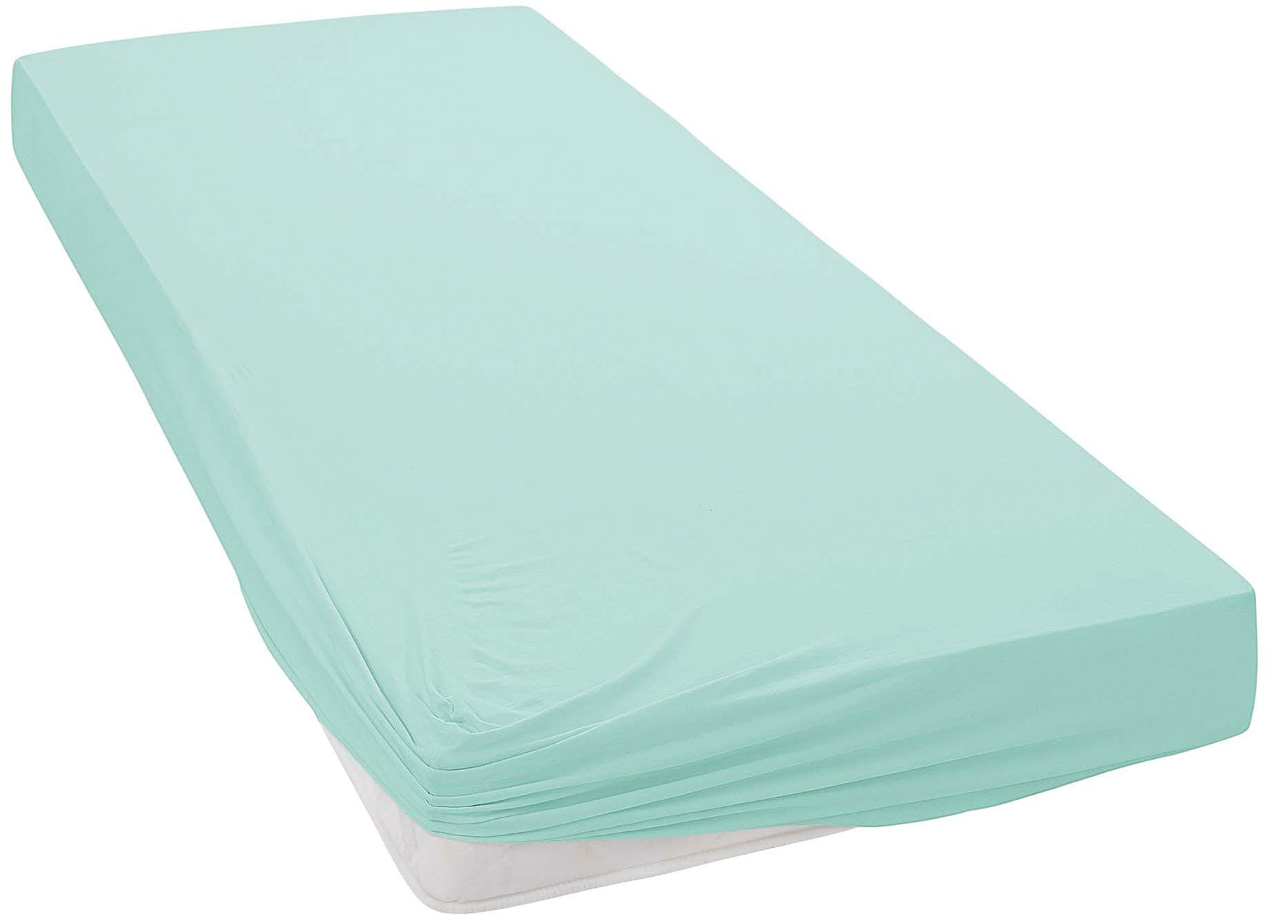 Janine Spannbettlaken »ELASTIC 5002 Jersey Bettlaken mit Elasthan, 190 g/m²« für Matratzen bis 35 cm Höhe, 95% Baumwolle, hochwertig, langlebig
