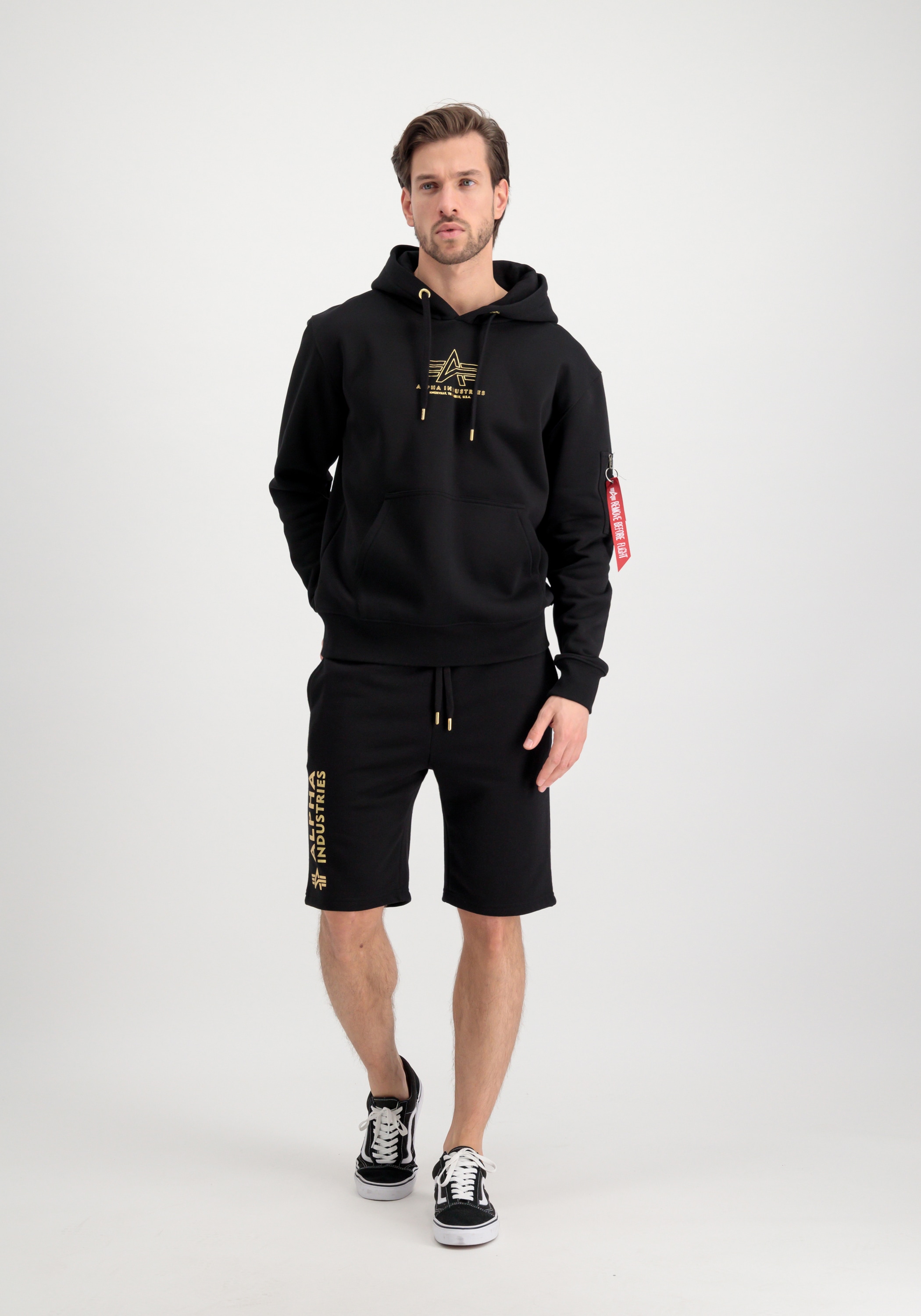 Alpha Industries Hoodie »Alpha Industries Men - Hoodies Basic Hoodie ML Foil Print«