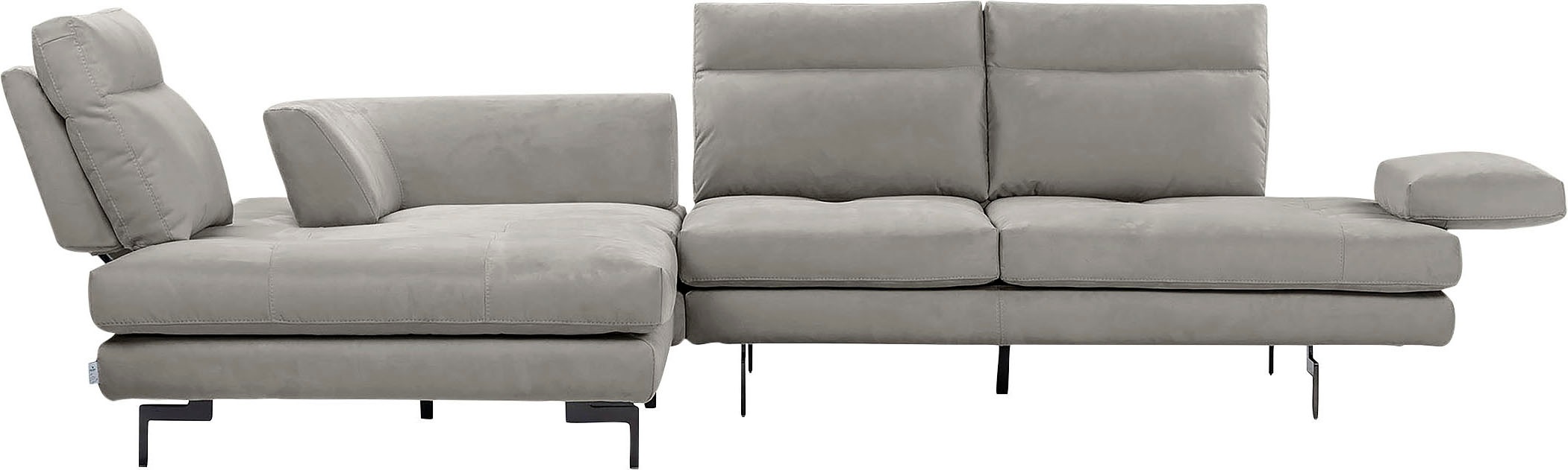 CALIA ITALIA Ecksofa »Toby Wing, Komfortsofa mit Sitzkomfort der Extraklass günstig online kaufen