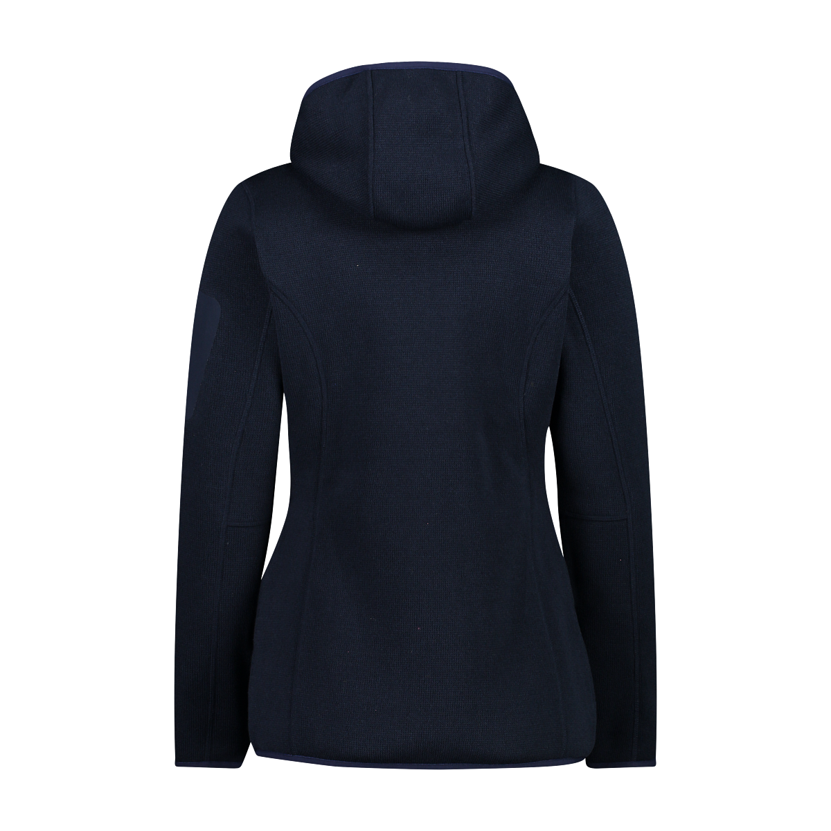 CMP Strickfleecejacke »KNITTED MELANGE HOODY WOMAN HOODY«, (1 St.), mit Kapuze, Wärmend und