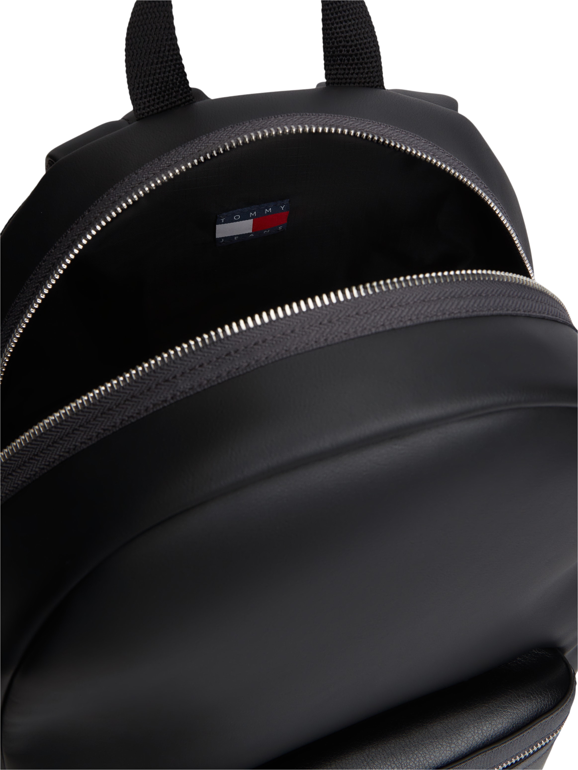 Tommy Jeans Rucksack »TJM ELEVATED PU BACKPACK« Unisex Freizeitrucksack, Businessrucksack mit Logo-Aufnäher