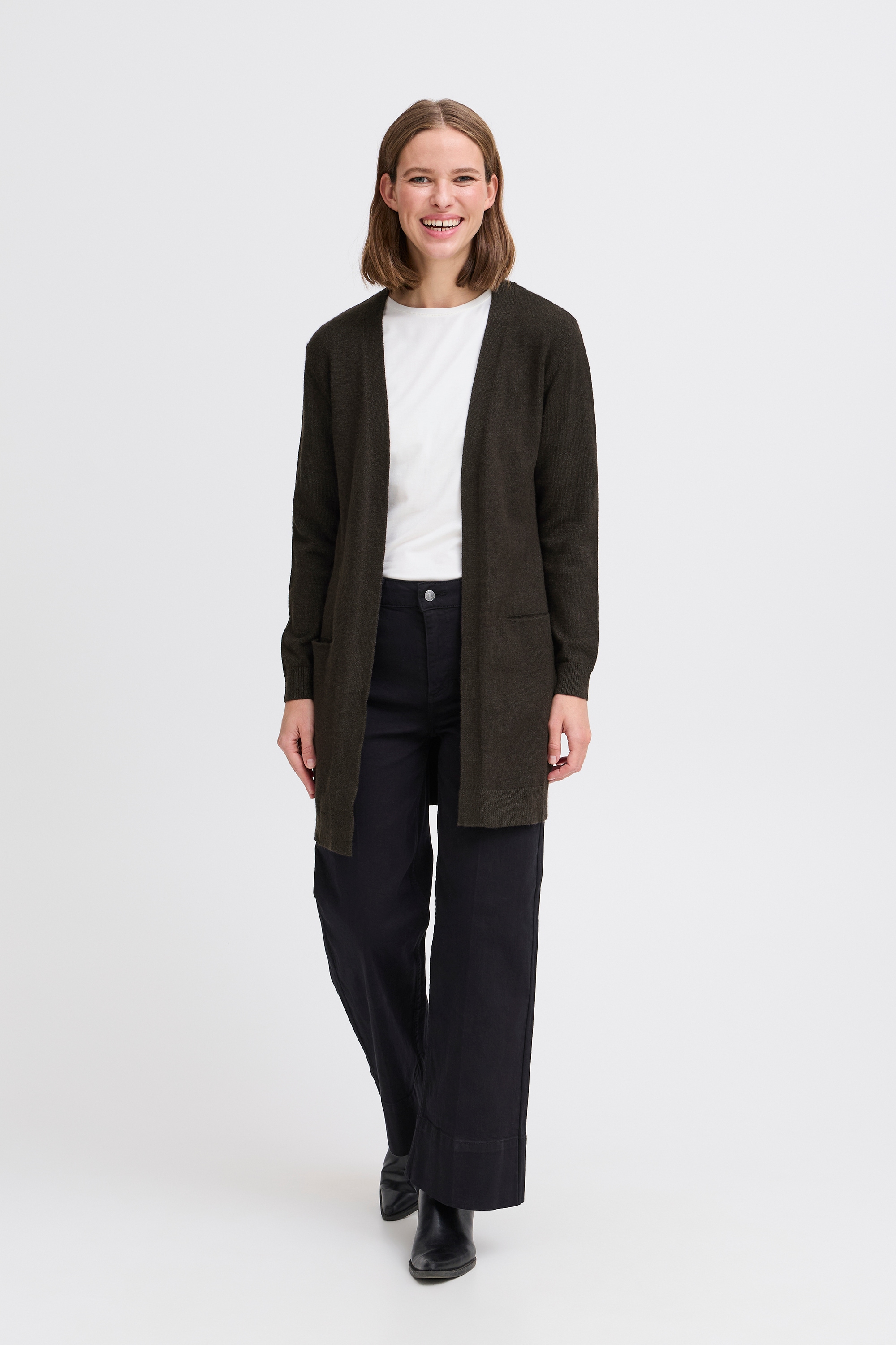 b.young Strickjacke »Langarm BYNONINA«