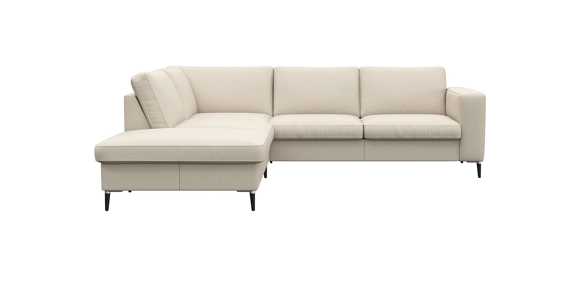 FLEXLUX Ecksofa »Fiore, bequem und komfortabel, zeitlos, L-Form«, breite Ar günstig online kaufen
