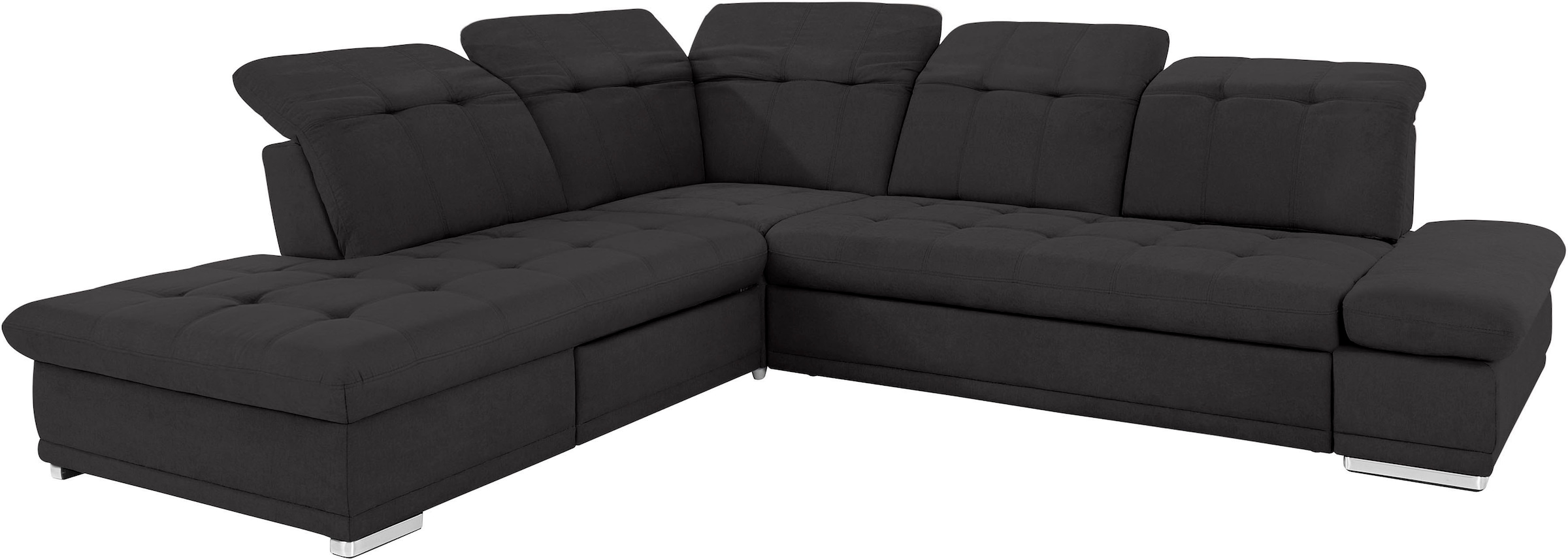 COTTA Ecksofa »Holiday L-Form mit Sitztiefen-, Armteil- und Kopfteilverstellung« wahlweise mit Bettfunktion & Bettkasten