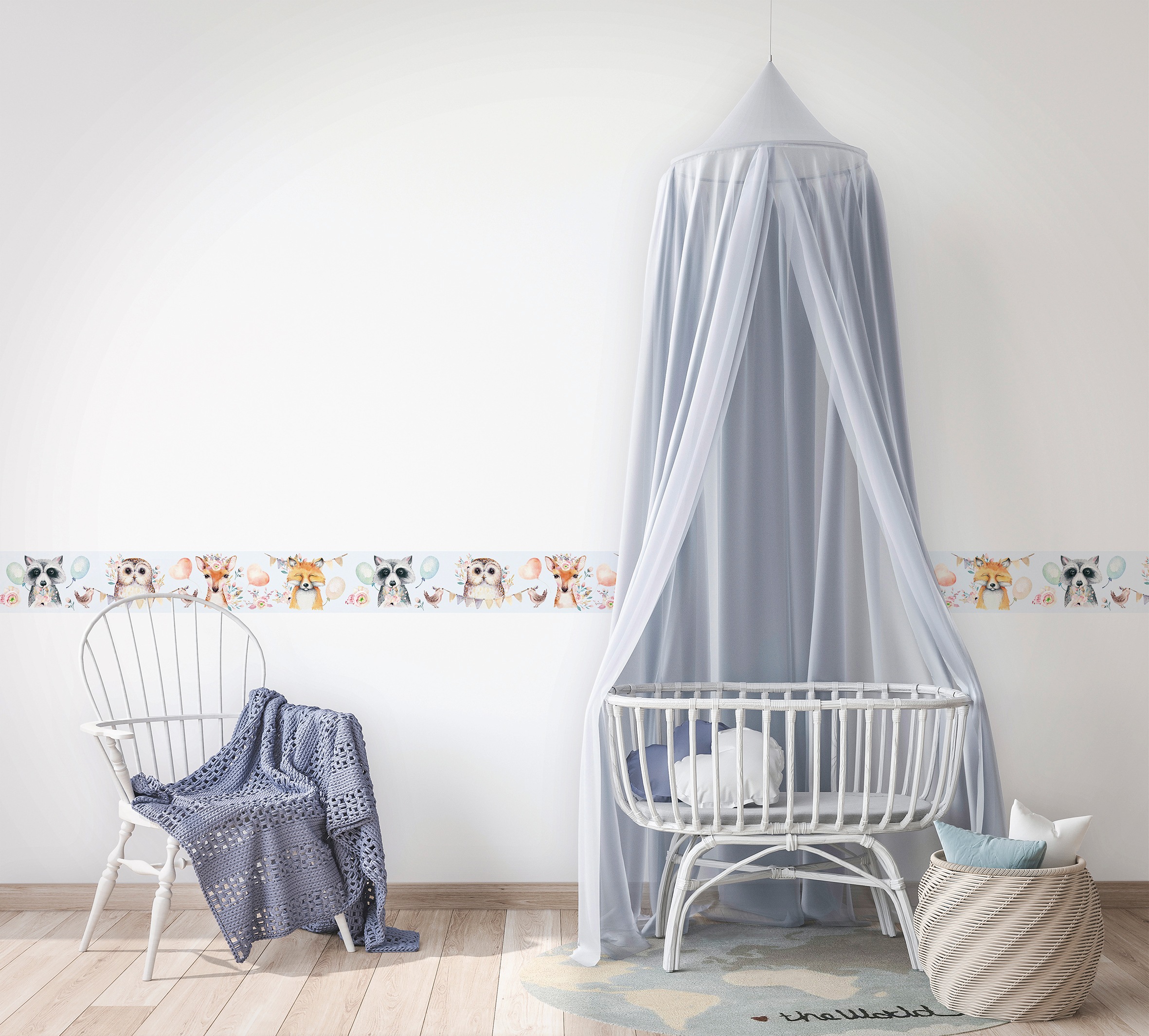 Marburg Kindertapete, matt, Vögel, moderne Tapete für Wohnzimmer Schlafzimmer Küche