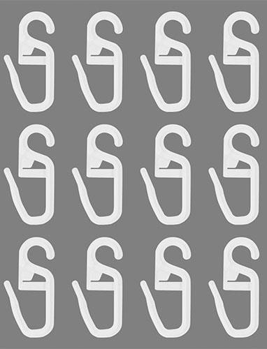 Good Life Faltenclip »Via«, (Set, 12 St.), Faltenhaken, für Vorhangringe