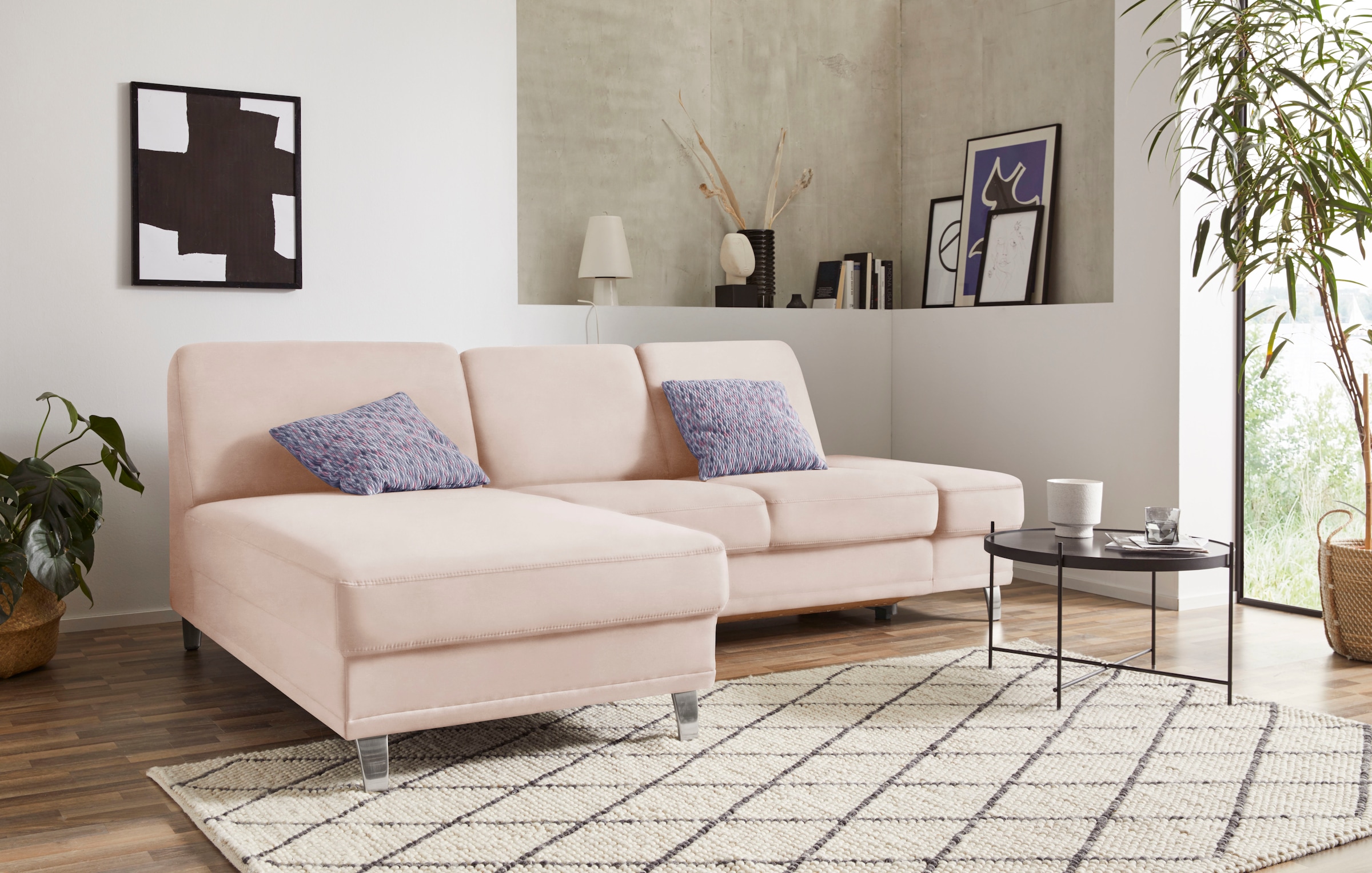 sit&more Ecksofa »Clio L-Form«, wahlweise mit Bettfunktion oder Vorziehsitz günstig online kaufen