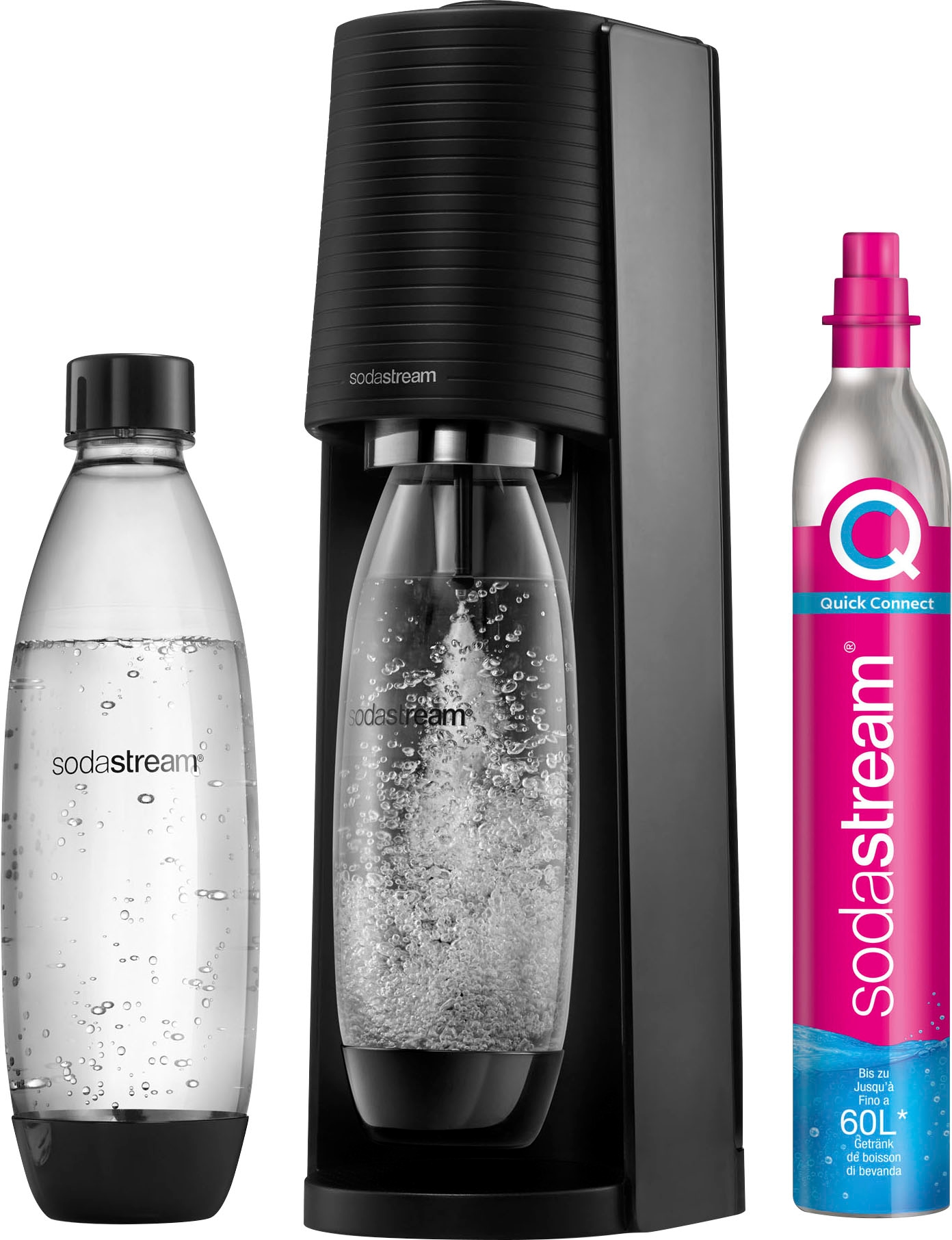 SodaStream Wassersprudler 1L Rechnung »TERRA«, CQC, bestellen 1x inkl. CO2-Zylinder auf spülmaschinenfeste 1x Kunststoff-Flasche