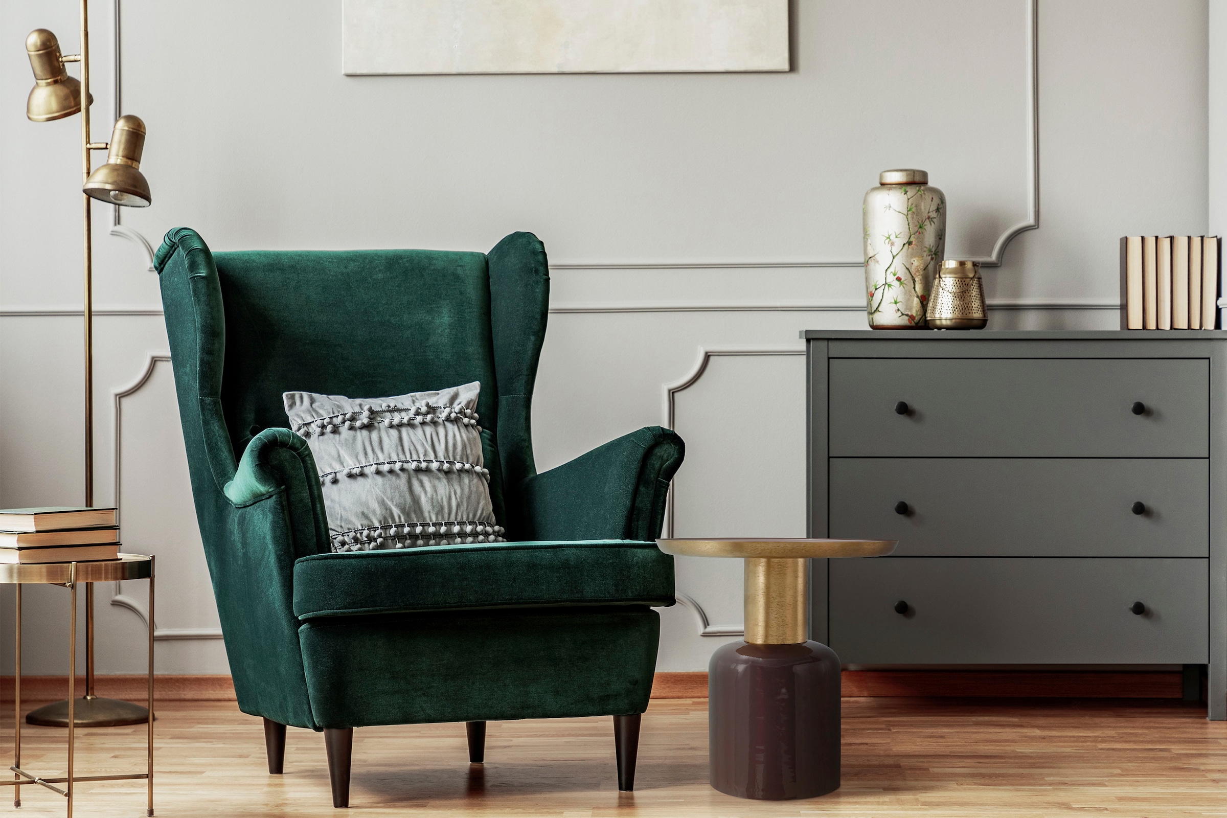 Kayoom Beistelltisch »Art Deco 825, Abstelltisch aus Metall,funktional und stabil«, (1 St.), Dekorativ, glanzvolle Lackierung, stilvolles Design