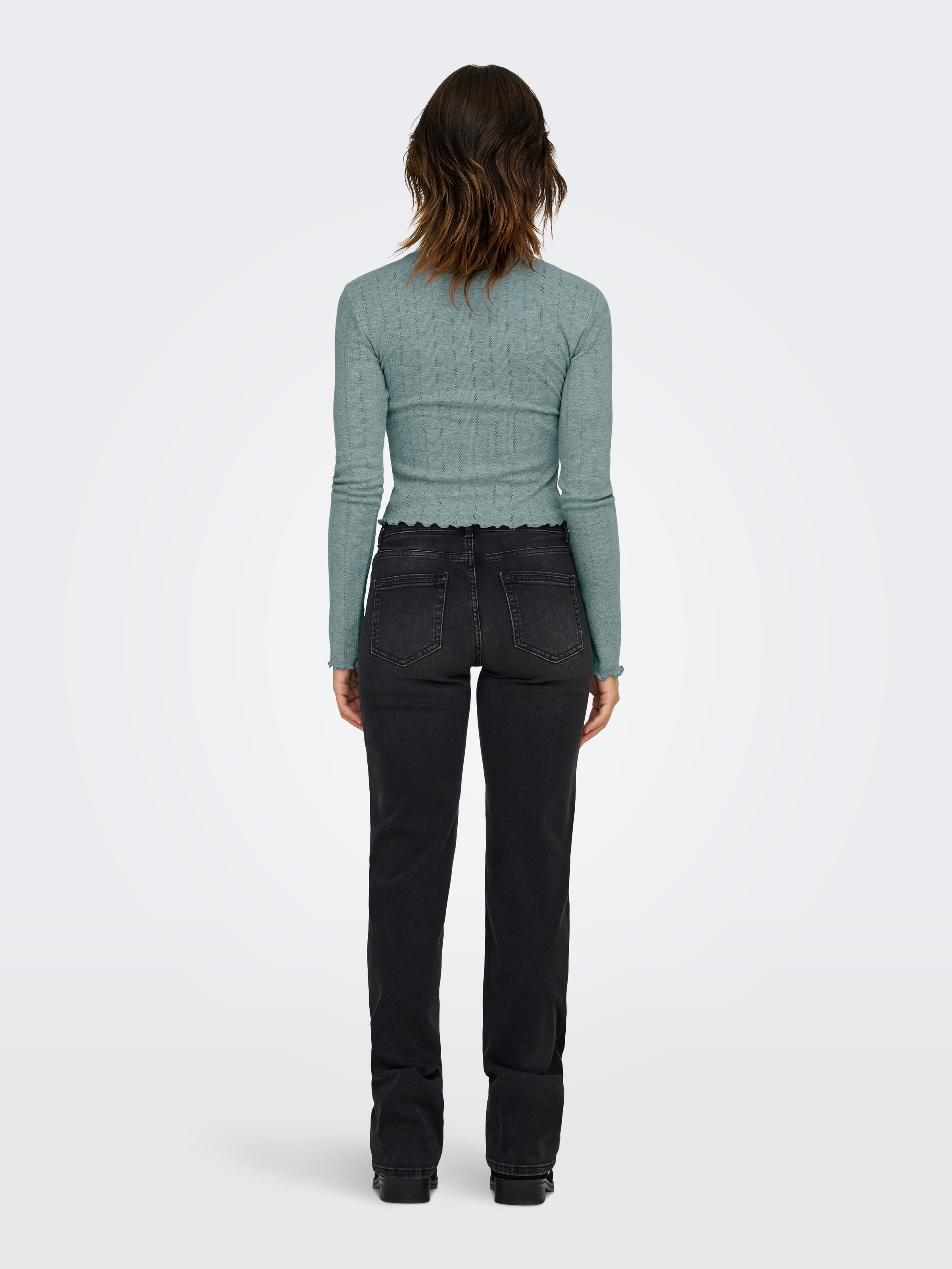 ONLY Langarmshirt »ONLCARLOTTA L/S WRAP TOP JRS«