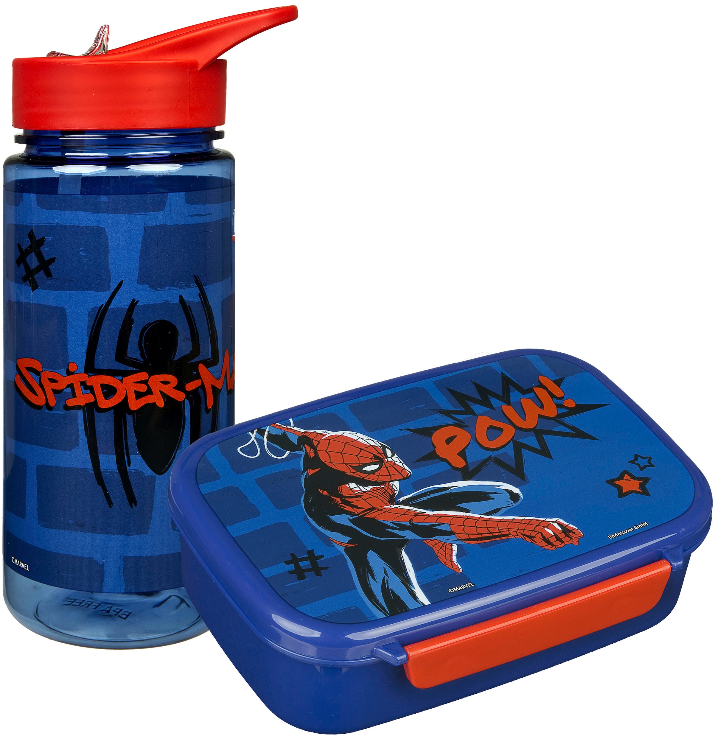 Scooli Lunchbox »Spider Man«, (Set, 2 tlg.), Brotzeitdose & Trinkflasche günstig online kaufen