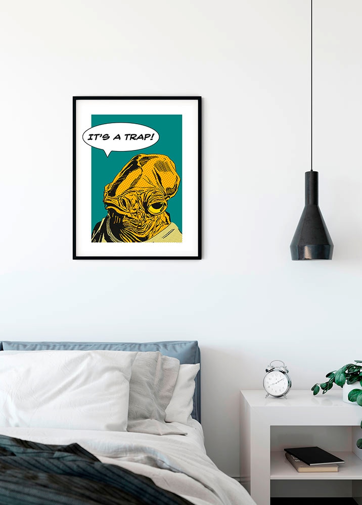 Komar Bild »Star Wars Classic Comic Quote Ackbar« Star Wars 1 Stk. tlg. Wandbild zur Dekoration im Kinderzimmer - ohne Rahmen