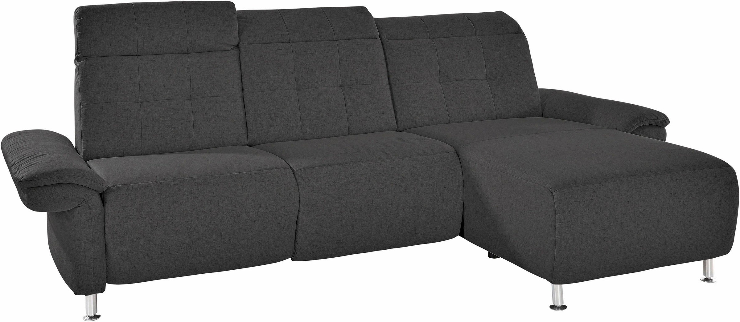 Home affaire Ecksofa »Manhattan L-Form« 2 Sitze mit elektrischer Relaxfunkt günstig online kaufen