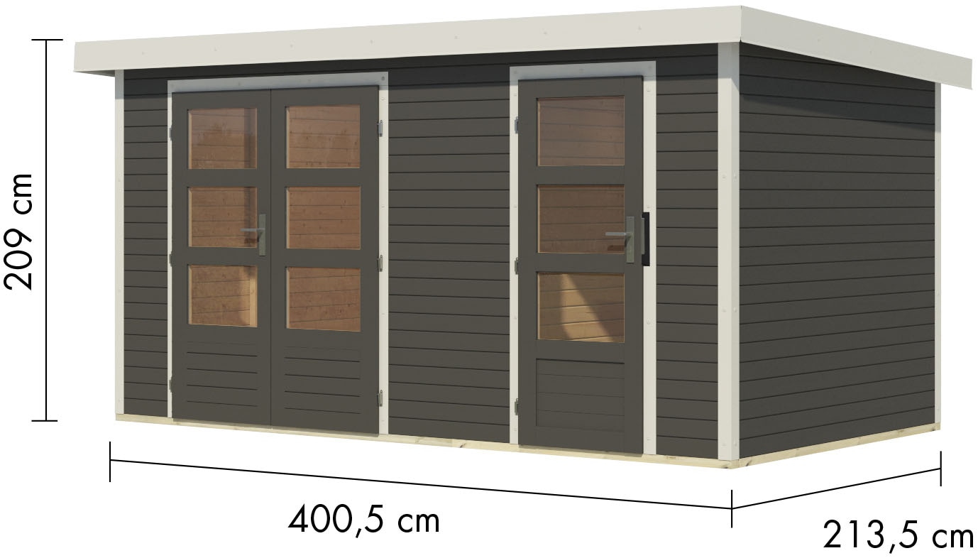 Karibu Gartenhaus »Merkur B«, aus hochwertigen Materialien