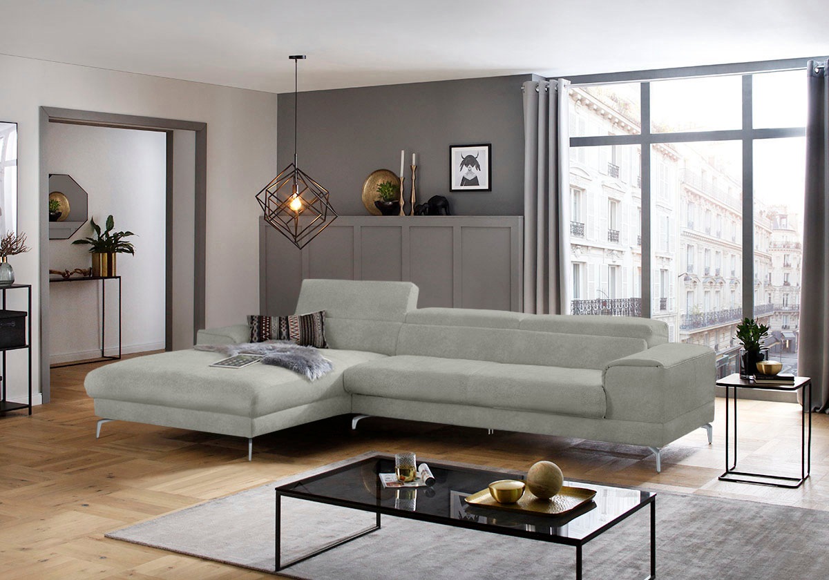 W.SCHILLIG Ecksofa »piedroo, Designsofa mit tollem Sitzkomfort, bequem und günstig online kaufen